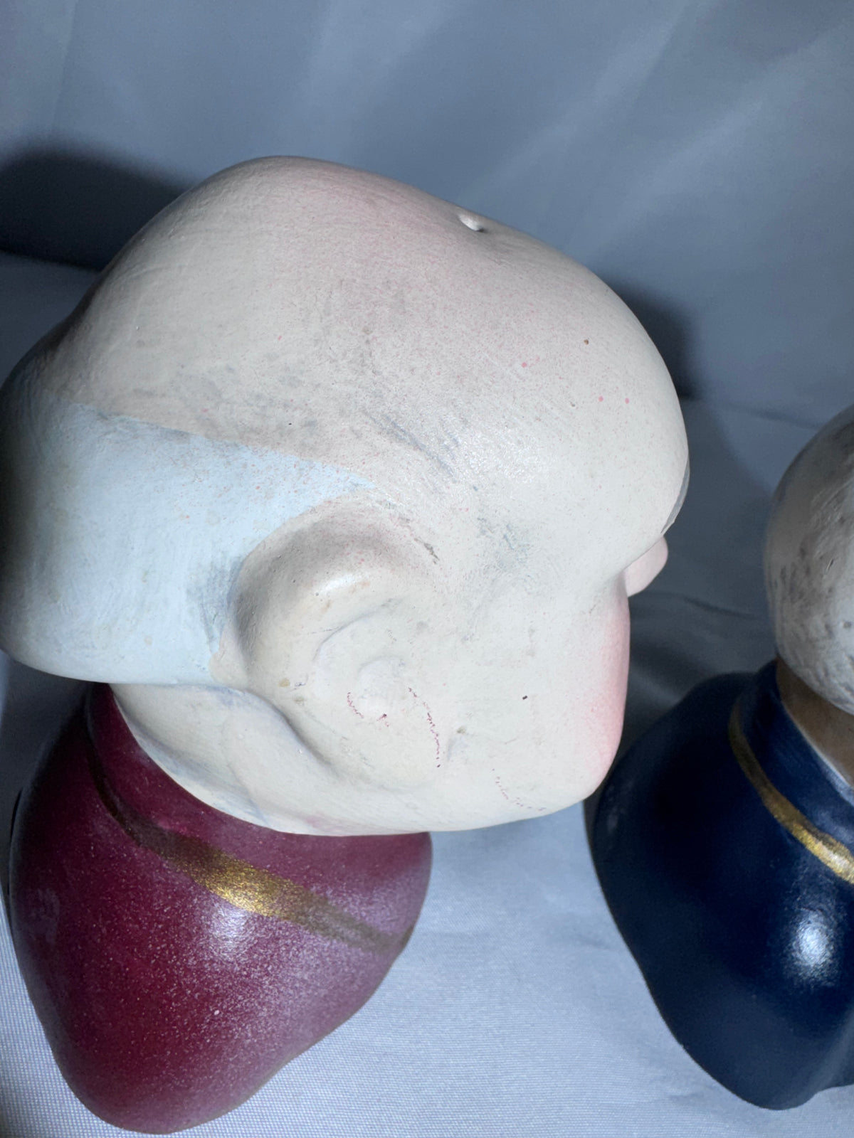 Vintage 1990s Nelson Mandela & F.W. de Klerk Ceramic Salt & Pepper Shakers – Baker Street Design – South Africa