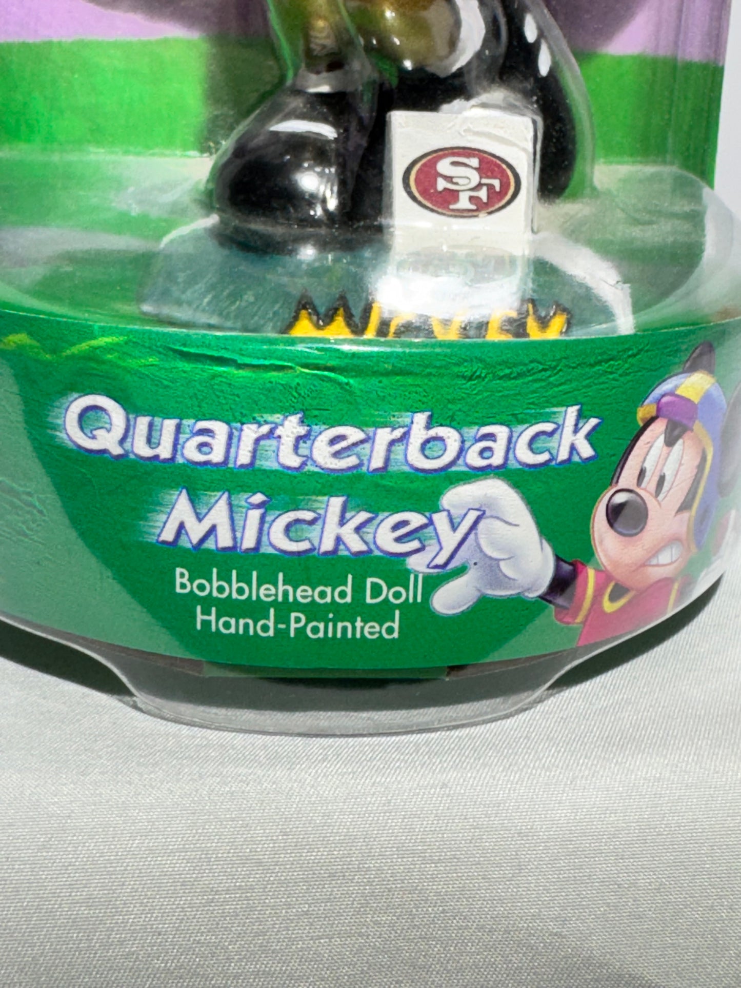 Disney Quarterback Mickey Mouse San Francisco Bobble Head NFL