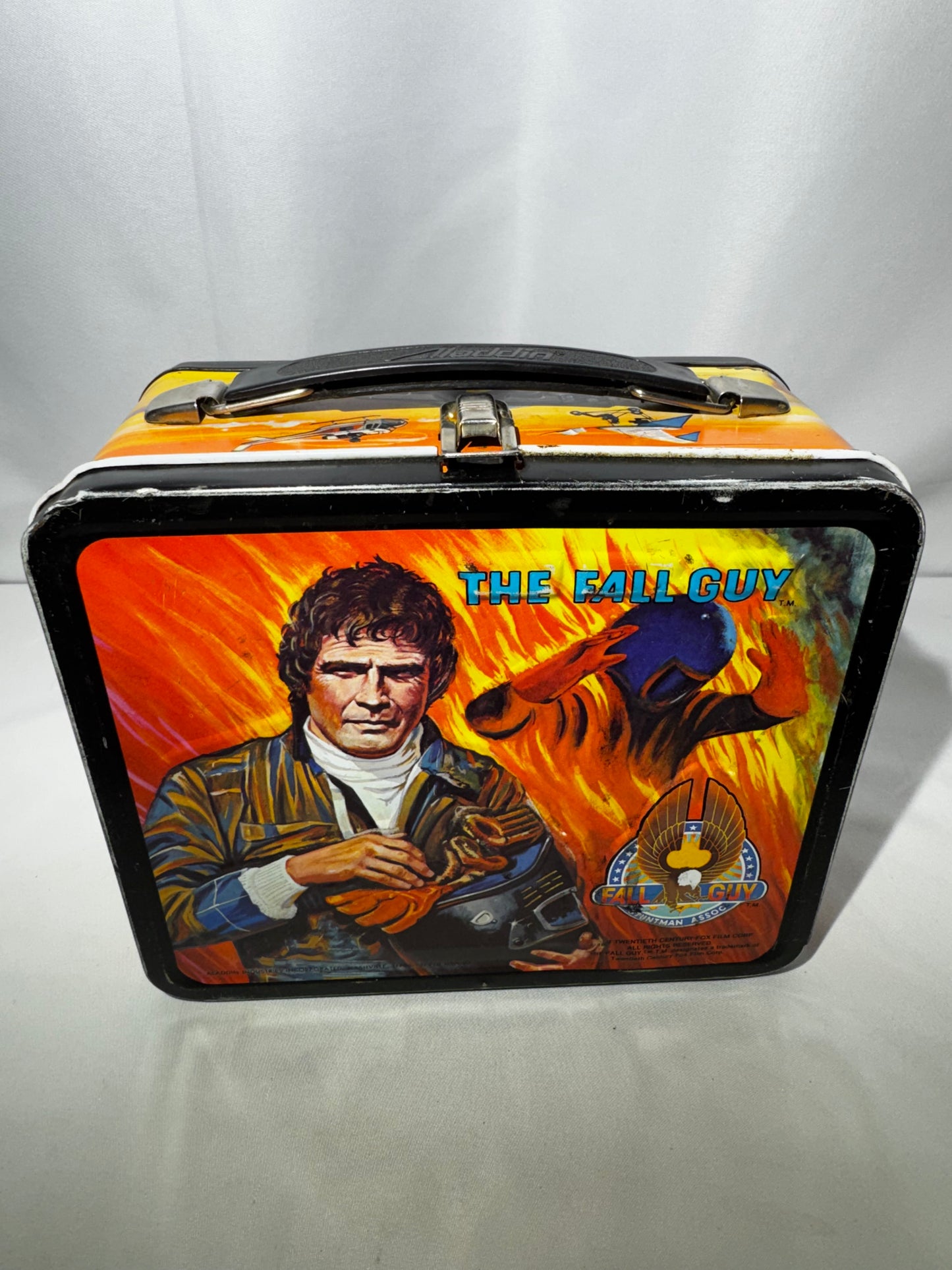 Vintage 1981 The Fall Guy Metal Lunch Box with Original Thermos – Aladdin Industries