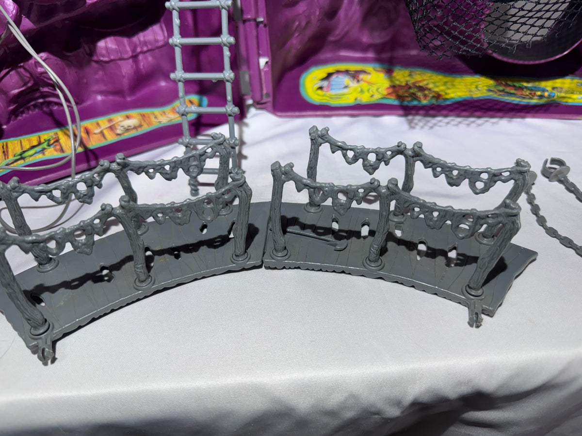Vintage 1983/84 Mattel Masters of the Universe Snake Mountain Playset – Skeletor’s Lair Complete