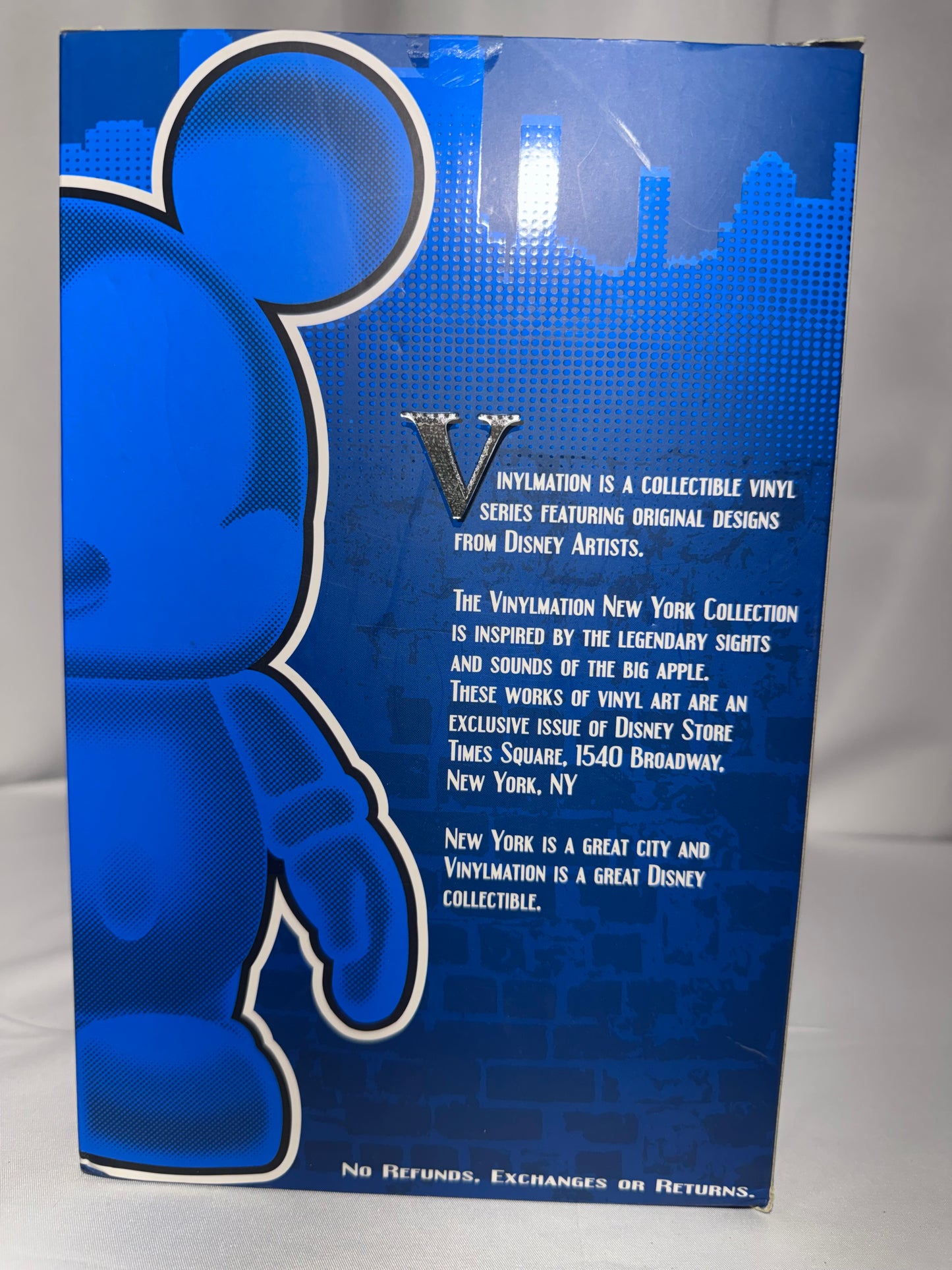 Disney Vinylmation New York Collection 9” Times Square Exclusive NYC Figure