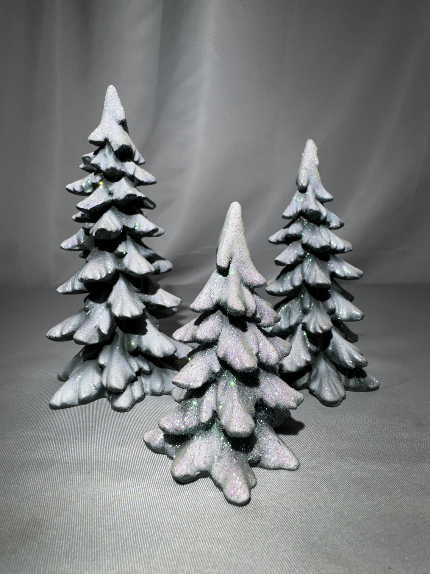Department 56 Village Accessories Winter Pines Set of 3 Snowy Trees #4020261
