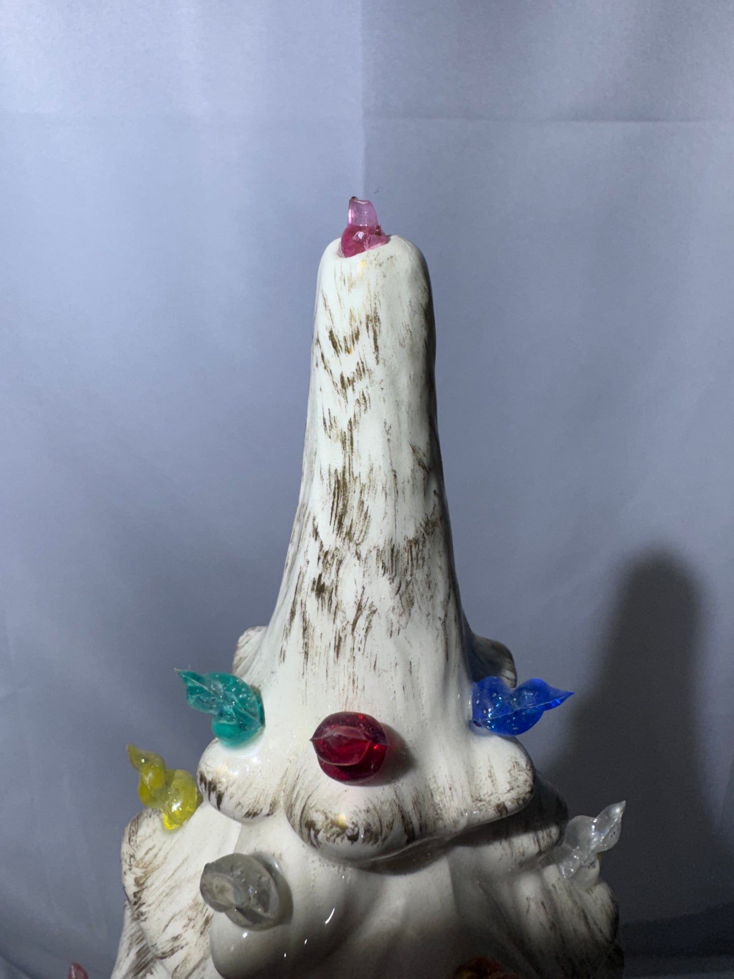 Vintage 1982 Byron Molds Ceramic Christmas Tree – 16.5” – Lighted