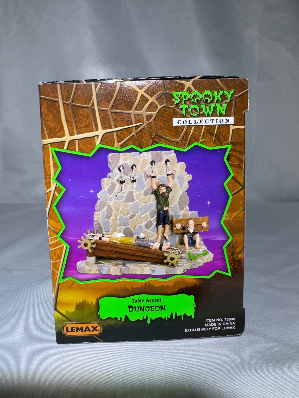 Lemax Spooky Town Dungeon Table Accent – Original Box – Complete