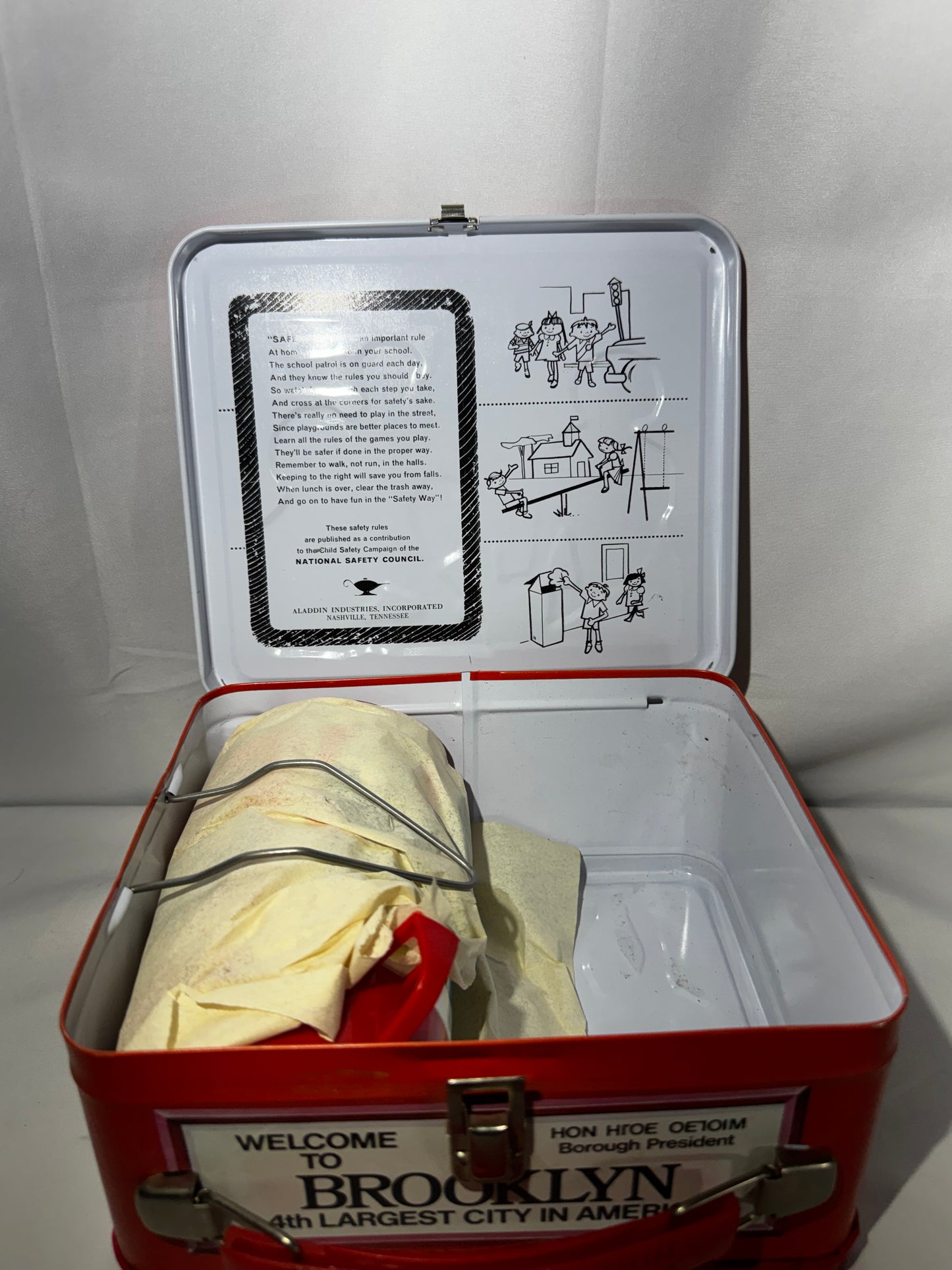 Vintage 1977 Welcome Back, Kotter Metal Lunchbox & Thermos Aladdin Industries