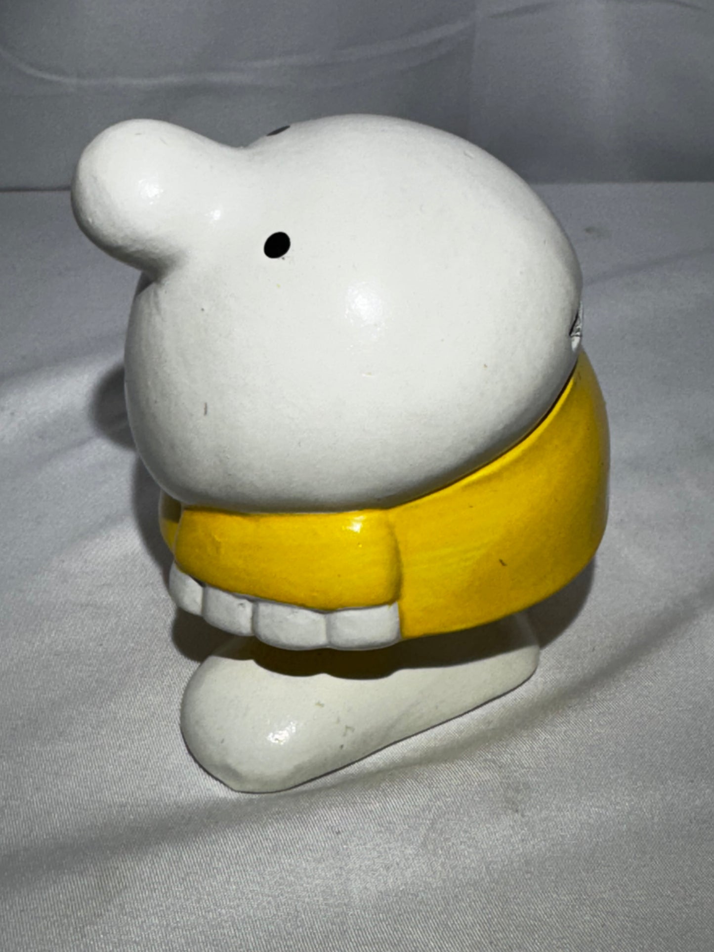 Vintage Ziggy Ceramic Coin Bank Tom Wilson Japan Figure w/ Original Sticker 1980s