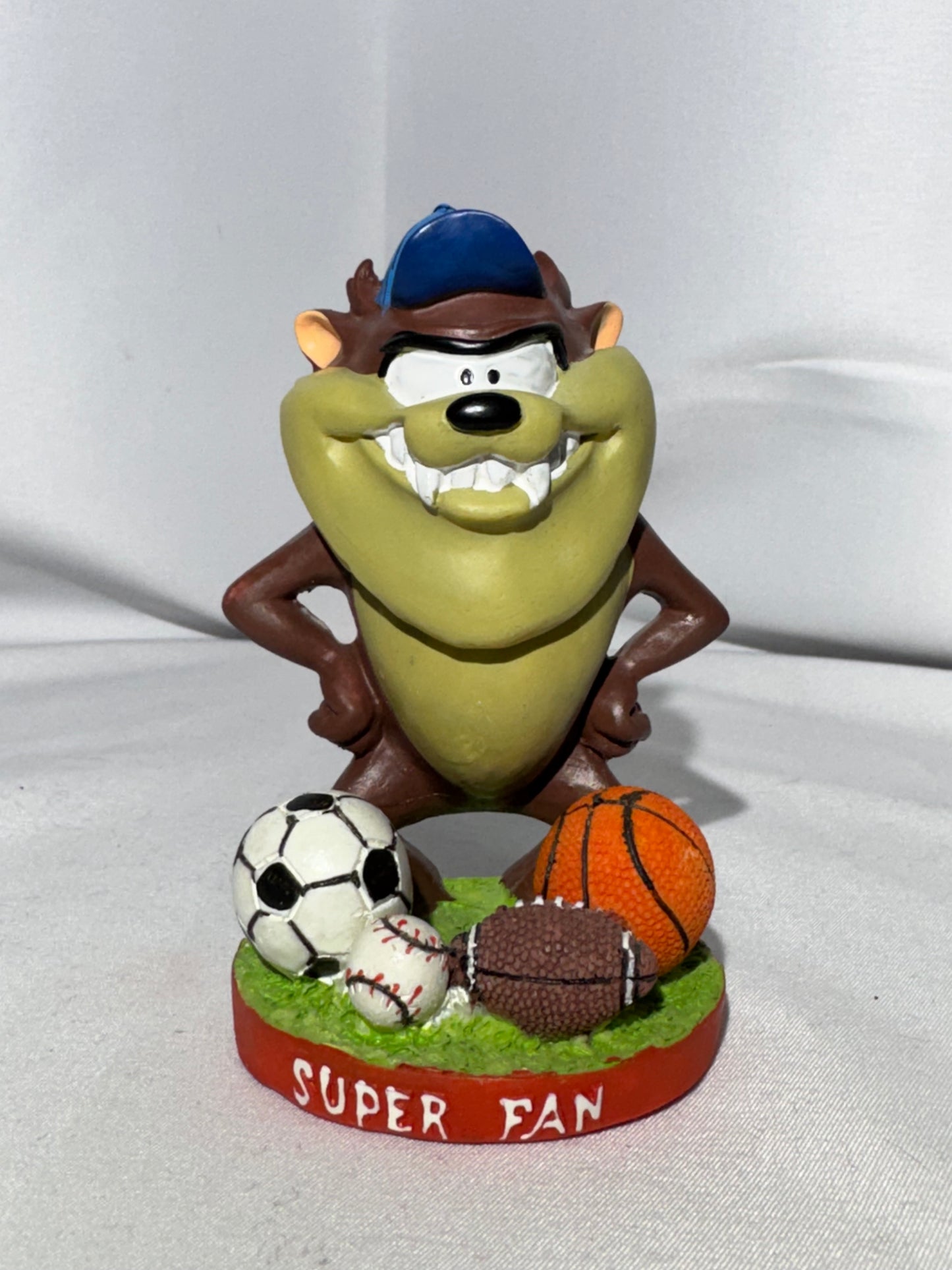 Looney Tunes Taz “Super Fan” Mini Bobble Head – Original Box