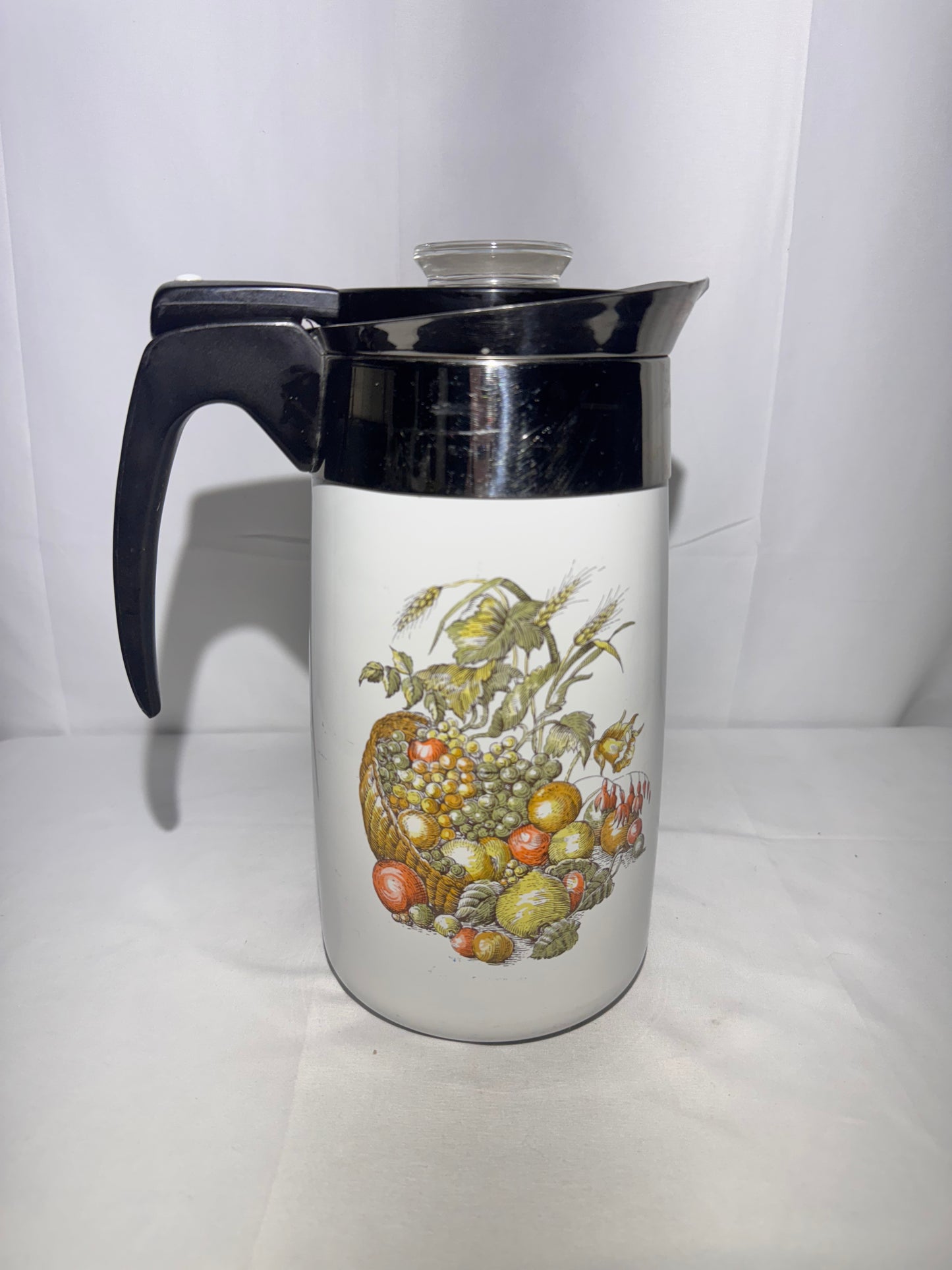 Corning Ware 10-Cup Electric Percolator – American Autumn Pattern- Rare!