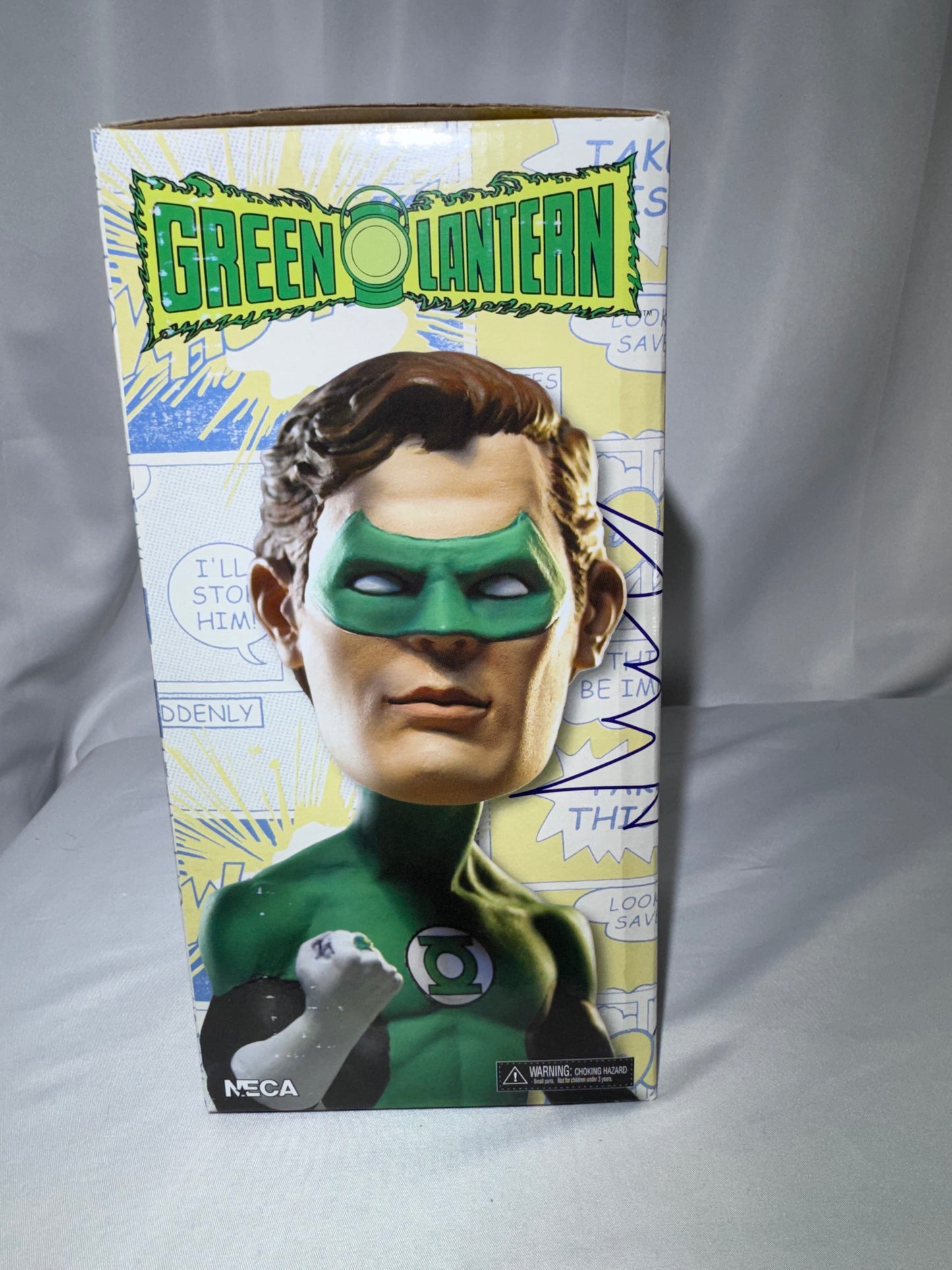 NECA DC Comics Green Lantern Hal Jordan Head Knocker 8” Bobblehead 2009
