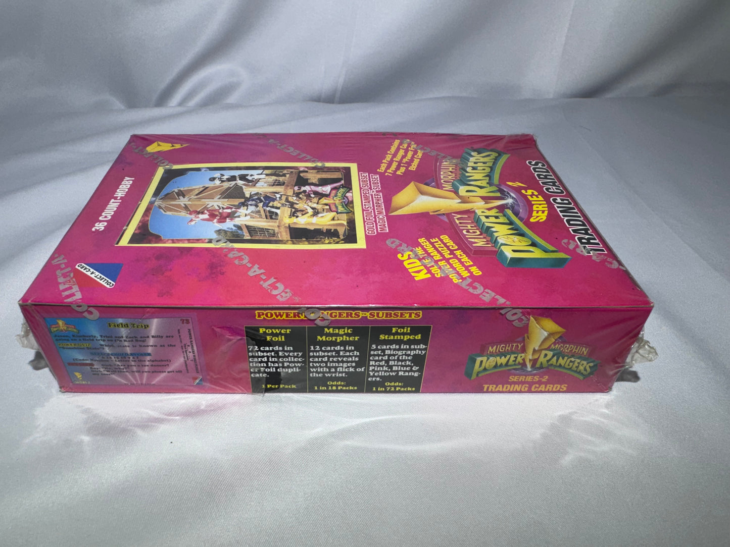 1994 Collect-A-Card Mighty Morphin Power Rangers Series 2 Hobby Box – Factory Sealed