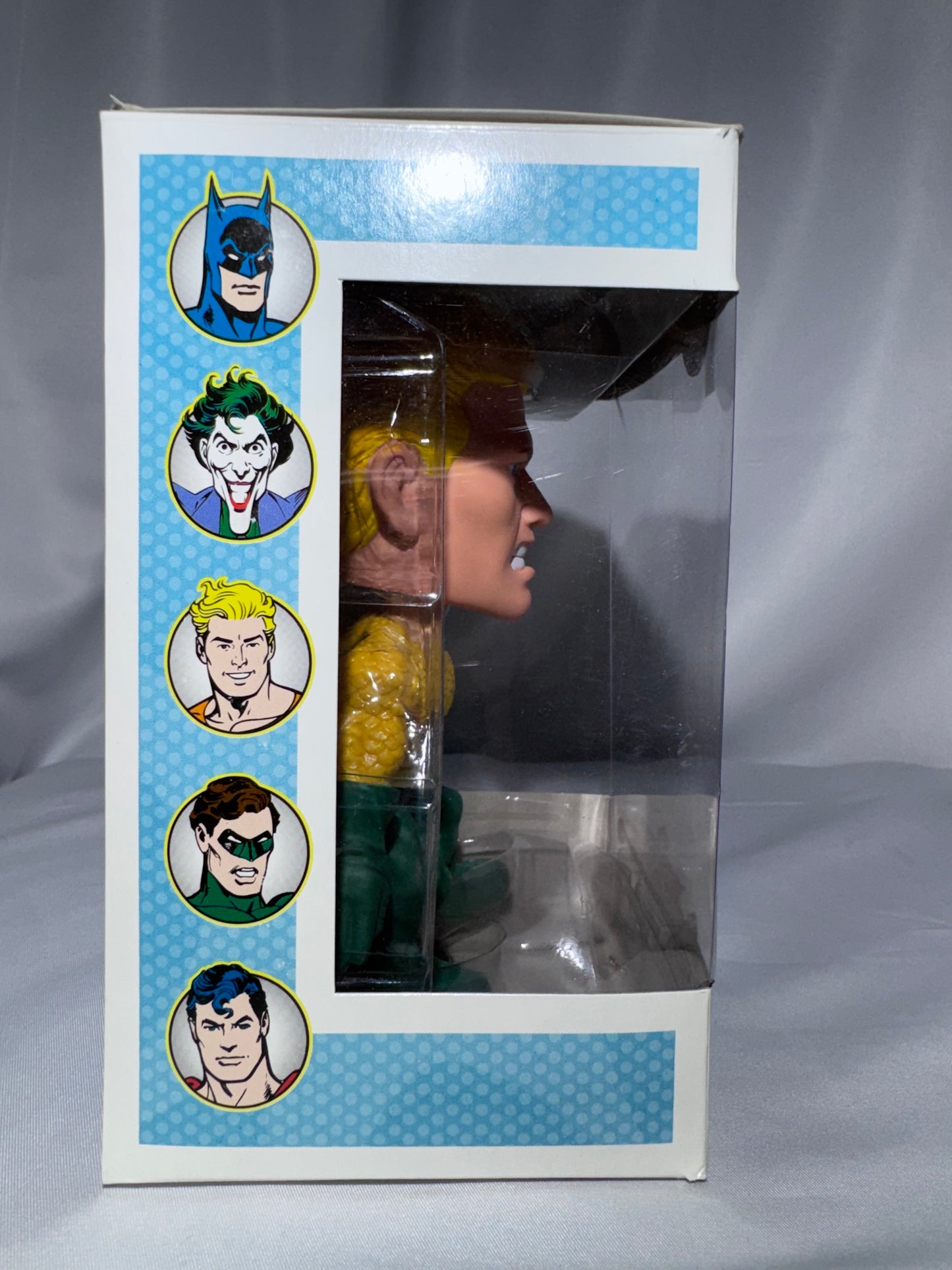 Vintage Funko Force DC Universe Aquaman Bobble-Head – 2010 – Original Box