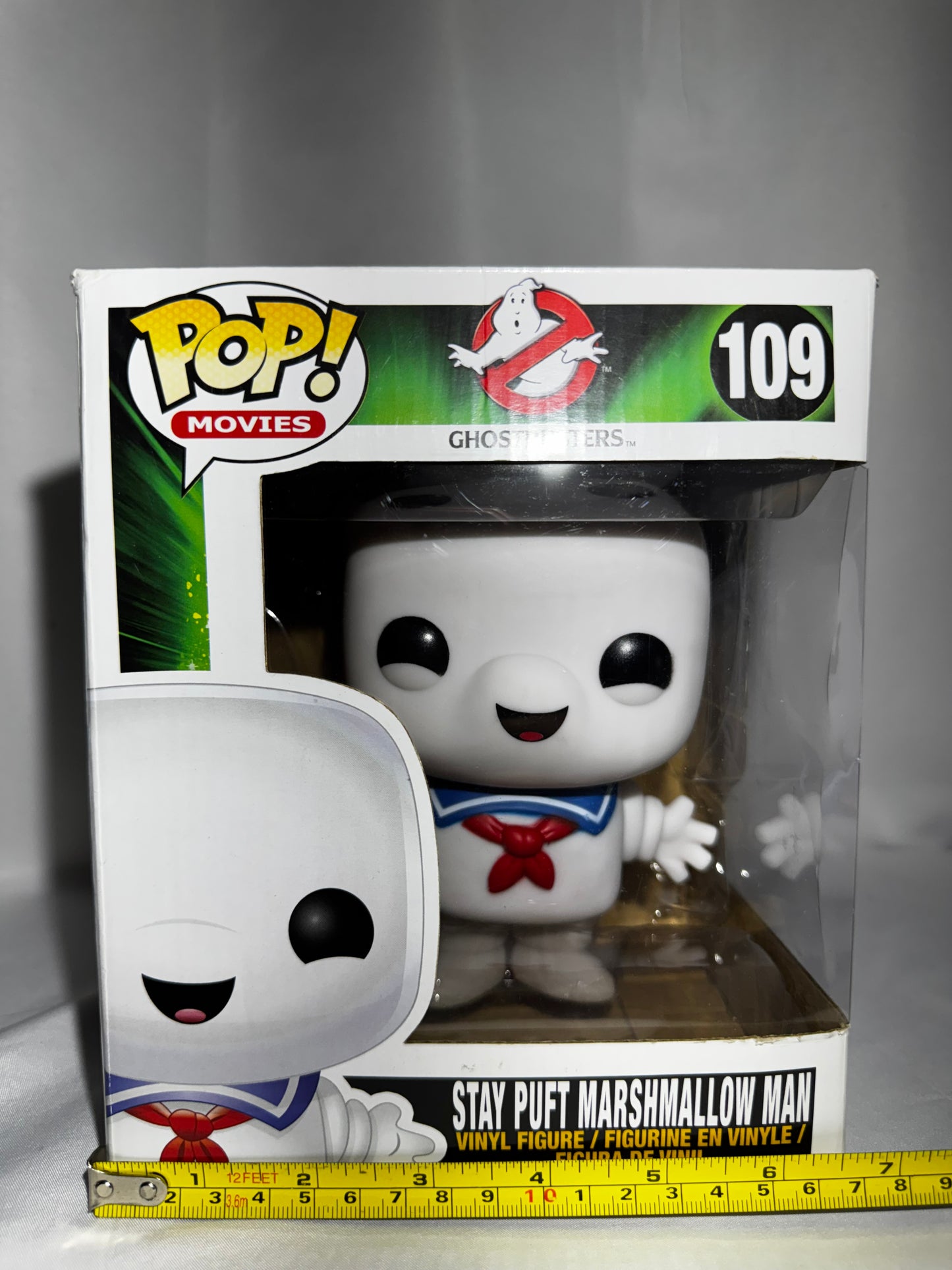 Funko POP! Movies Ghostbusters Stay Puft Marshmallow Man #109 6” Vinyl Figure Vaulted