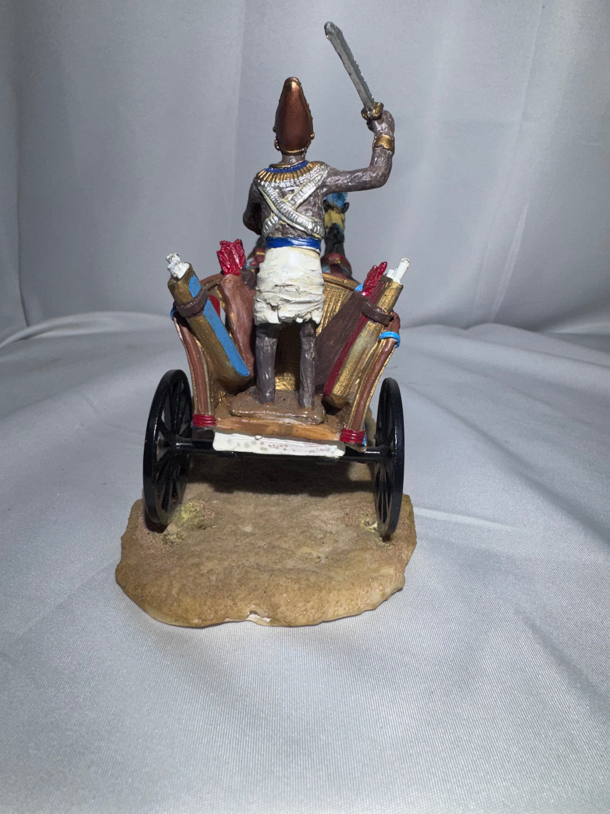 LEMAX Spooky Town CHARIOT #83672 – Halloween Egyptian Zombie Horses – Retired