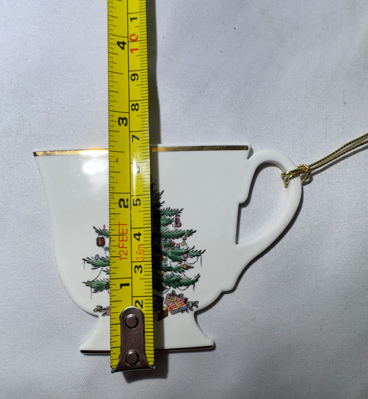 Vintage Spode Christmas Tree Teacup Ornament – Made in England