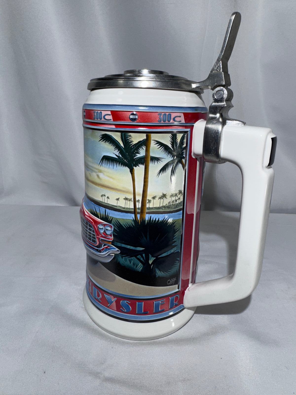 Budweiser 1957 Chrysler 300C Convertible Beer Stein – Classic Car Series – 2003 – Box & COA