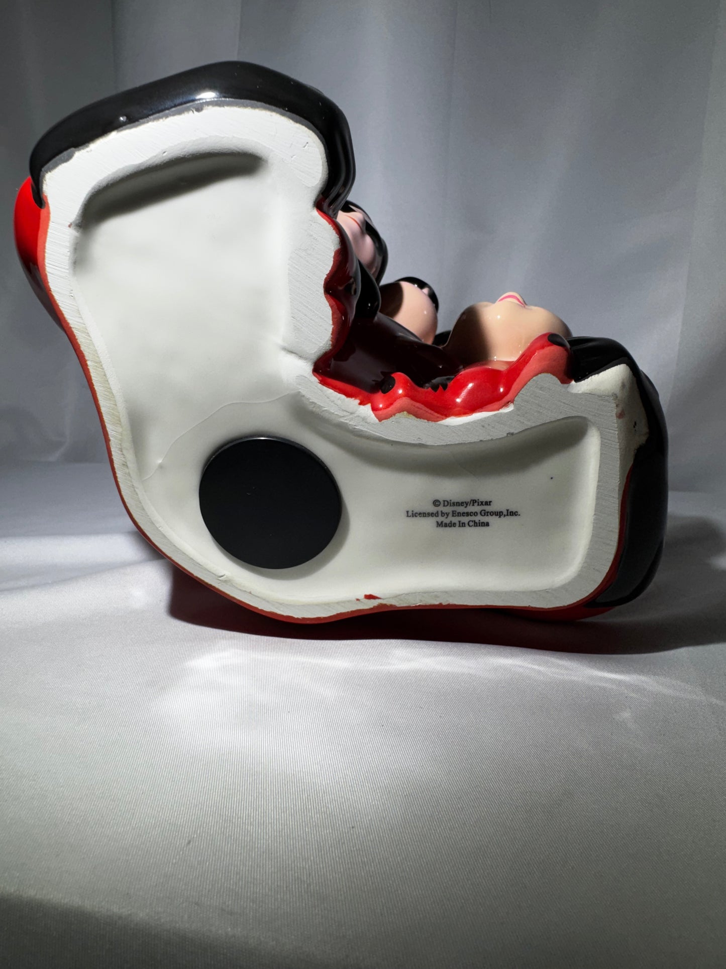 Enesco Disney Pixar The Incredibles Family Ceramic Coin Bank Mr Incredible Elastigirl