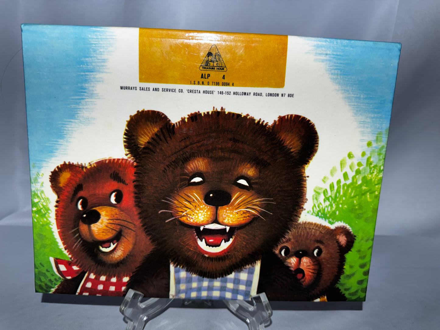 Vintage 1972–1974 Goldilocks and the Three Bears Vojtěch Kubašta Pop-Up Book Artia Prague “All Action Treasure Hour” Series