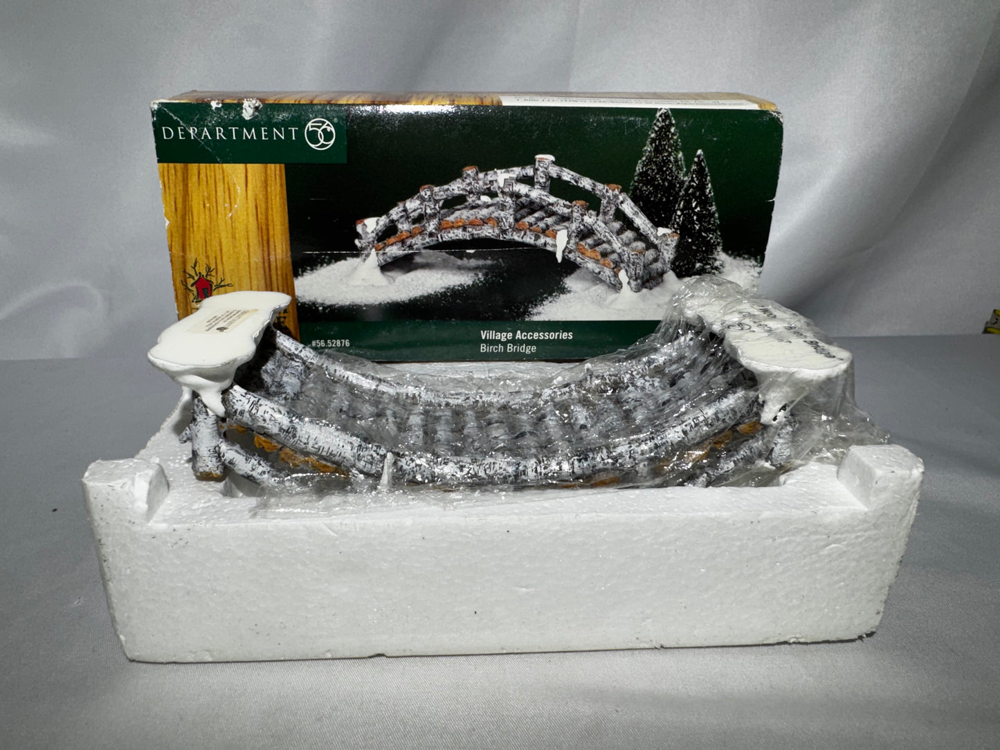 Department 56 North Pole Woods Birch Bridge #56.52876 Village Accessory