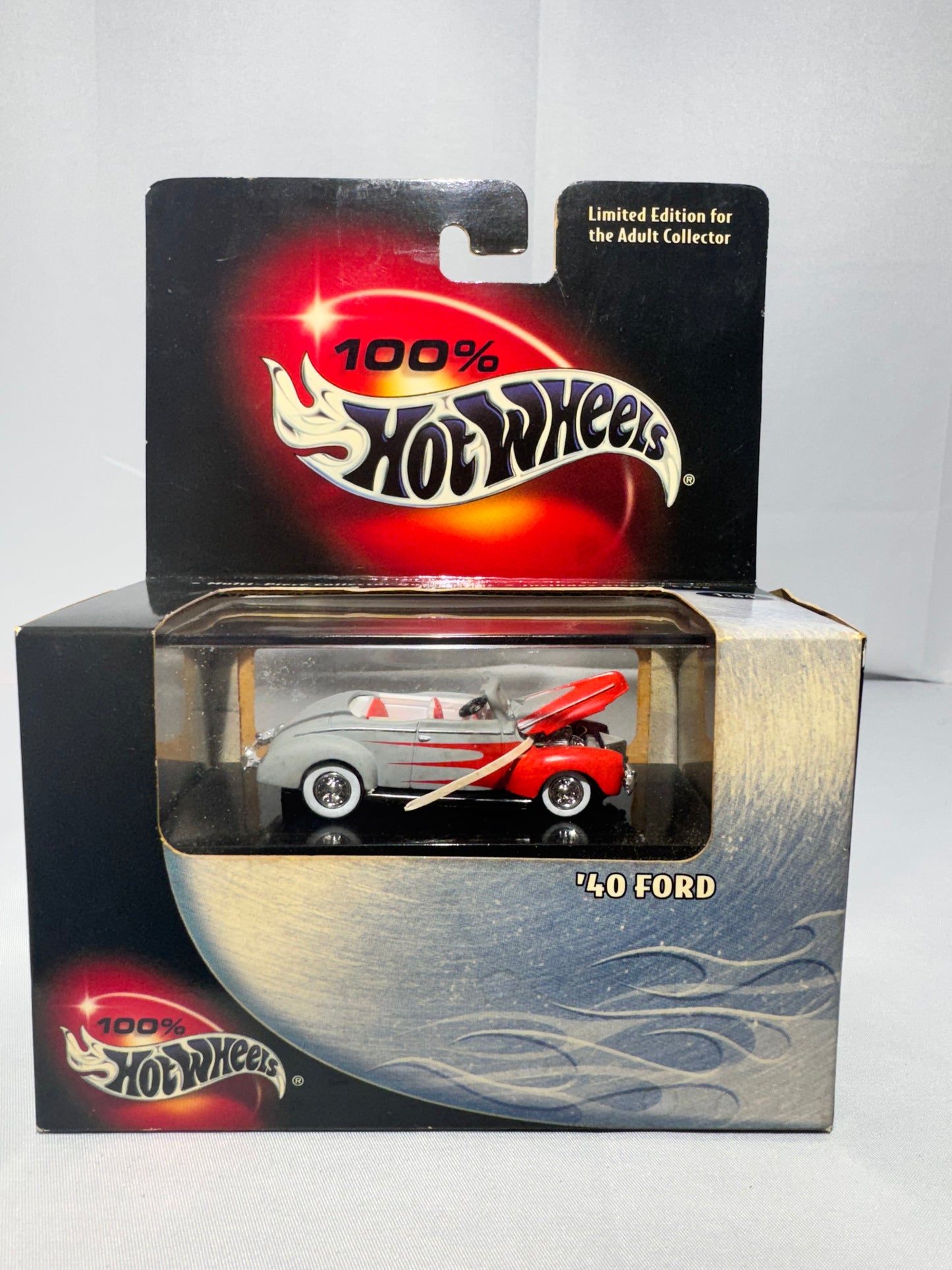 Hot Wheels 1940 Ford – Gray & Red Limited Edition Diecast (Mattel)