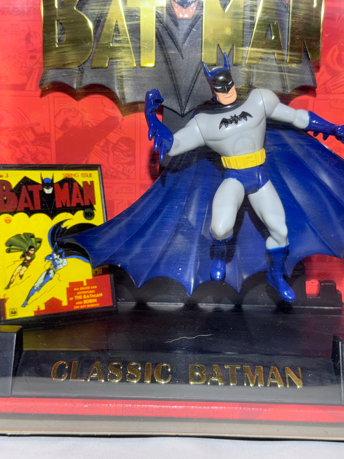 1998 Kenner Bob Kane Classic Batman Edition #2 Action Figure Display Set – Factory Sealed