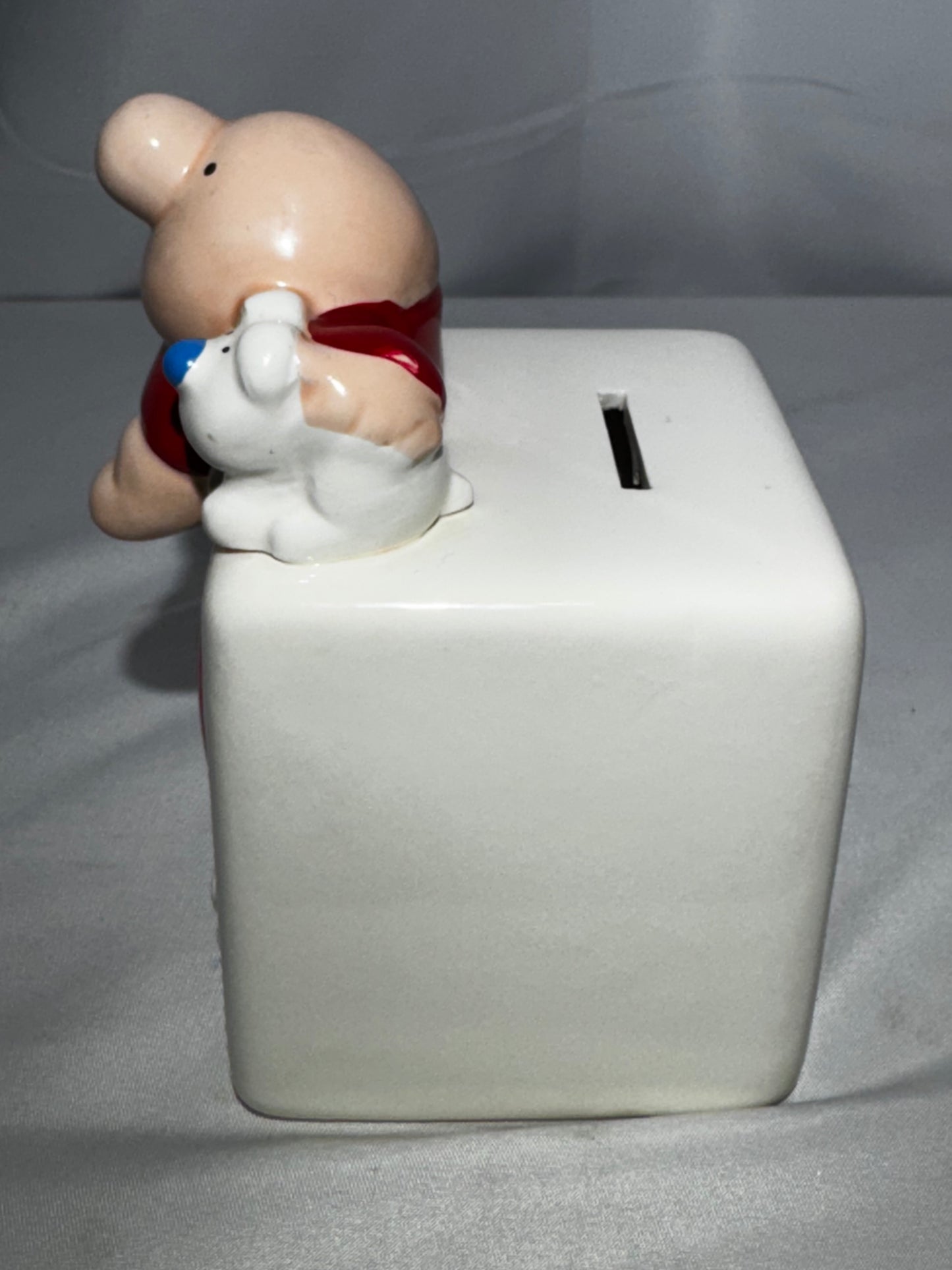 Vintage 1980s Tom Wilson Ziggy “For Safe Keeping” Ceramic Piggy Bank