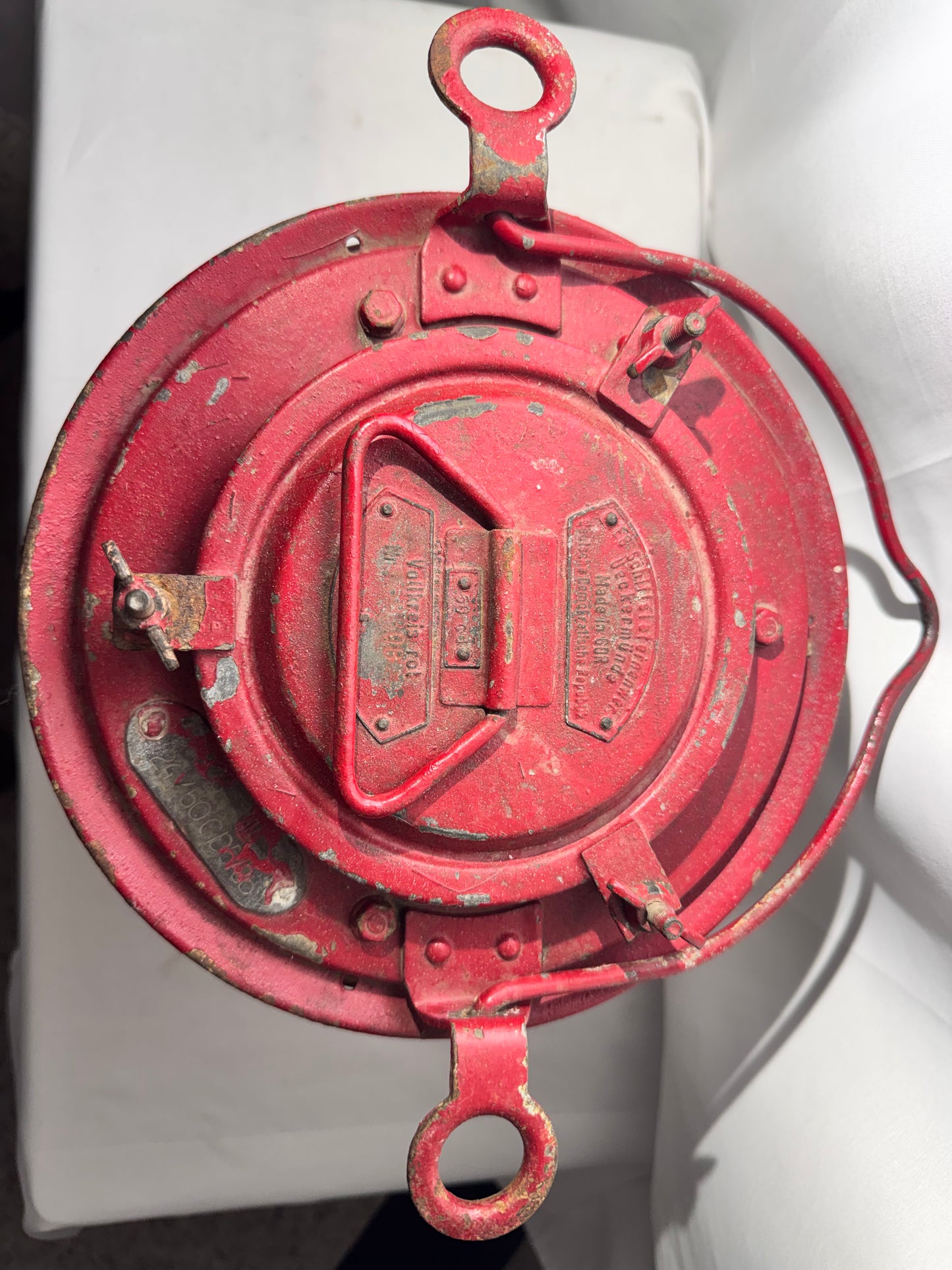 Vintage Nippon Sento Nautical Marine Oil Lantern – Made in GDR – Schiffslaternenwerk Ueckermünde