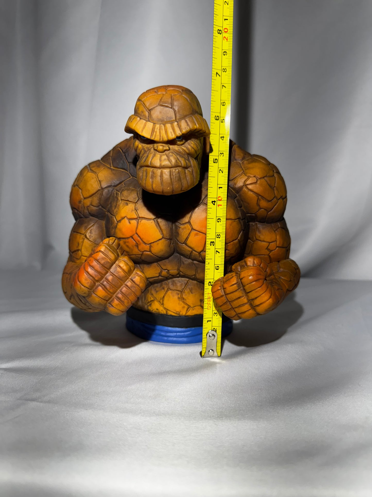 Vintage Marvel The Thing Bust Bank Monogram International Fantastic Four Coin Bank 6.5”