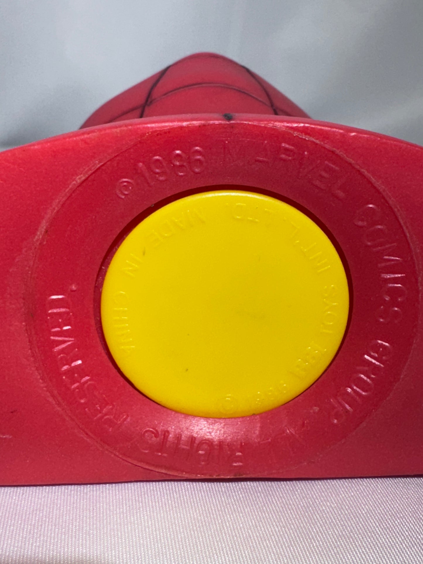 Vintage 1986 Marvel Amazing Spider-Man Vinyl Coin Bank