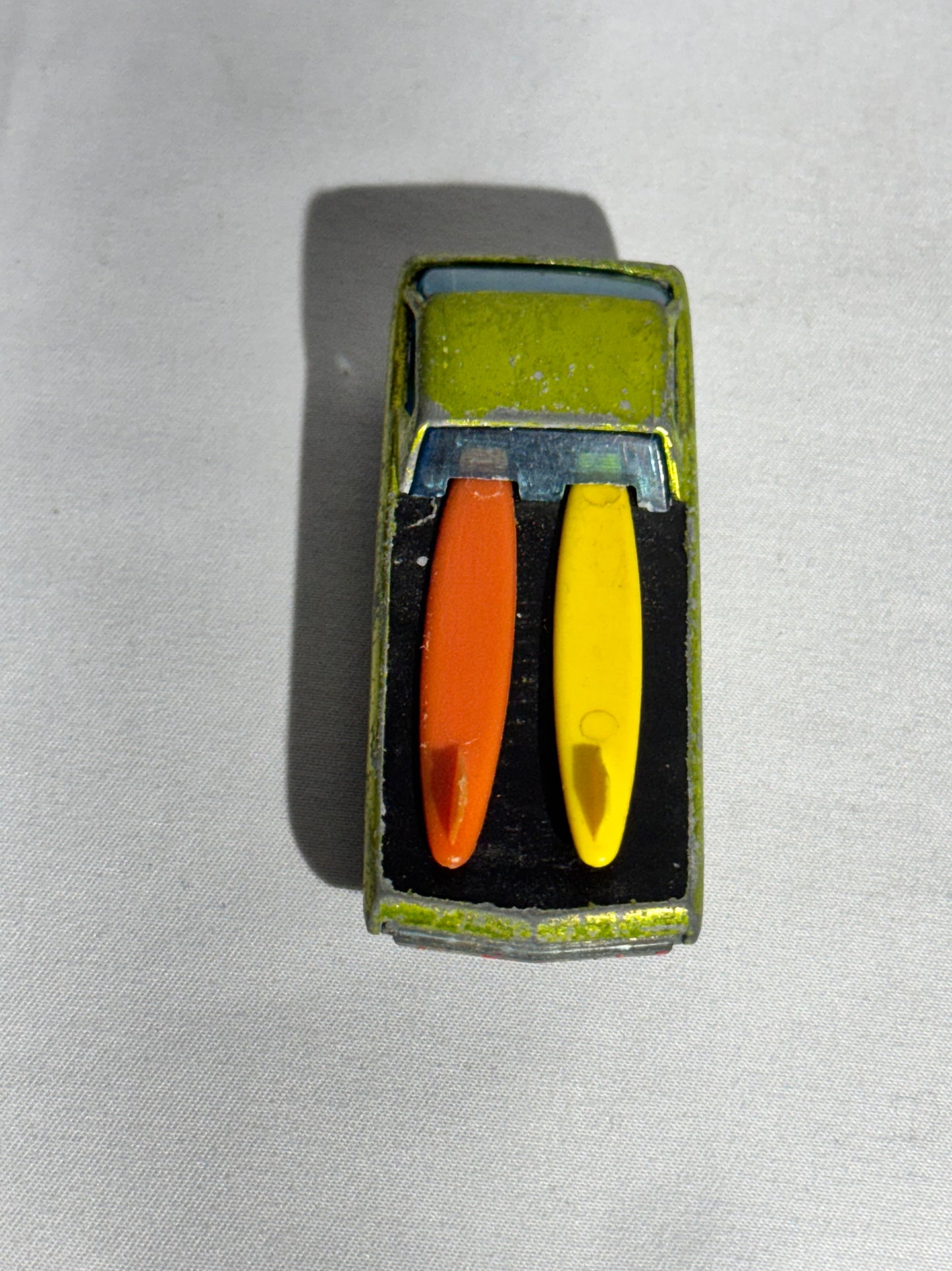 Hot Wheels Redline Deora Sweet 16 Antifreeze Green w/ Surfboards – Vintage 1968