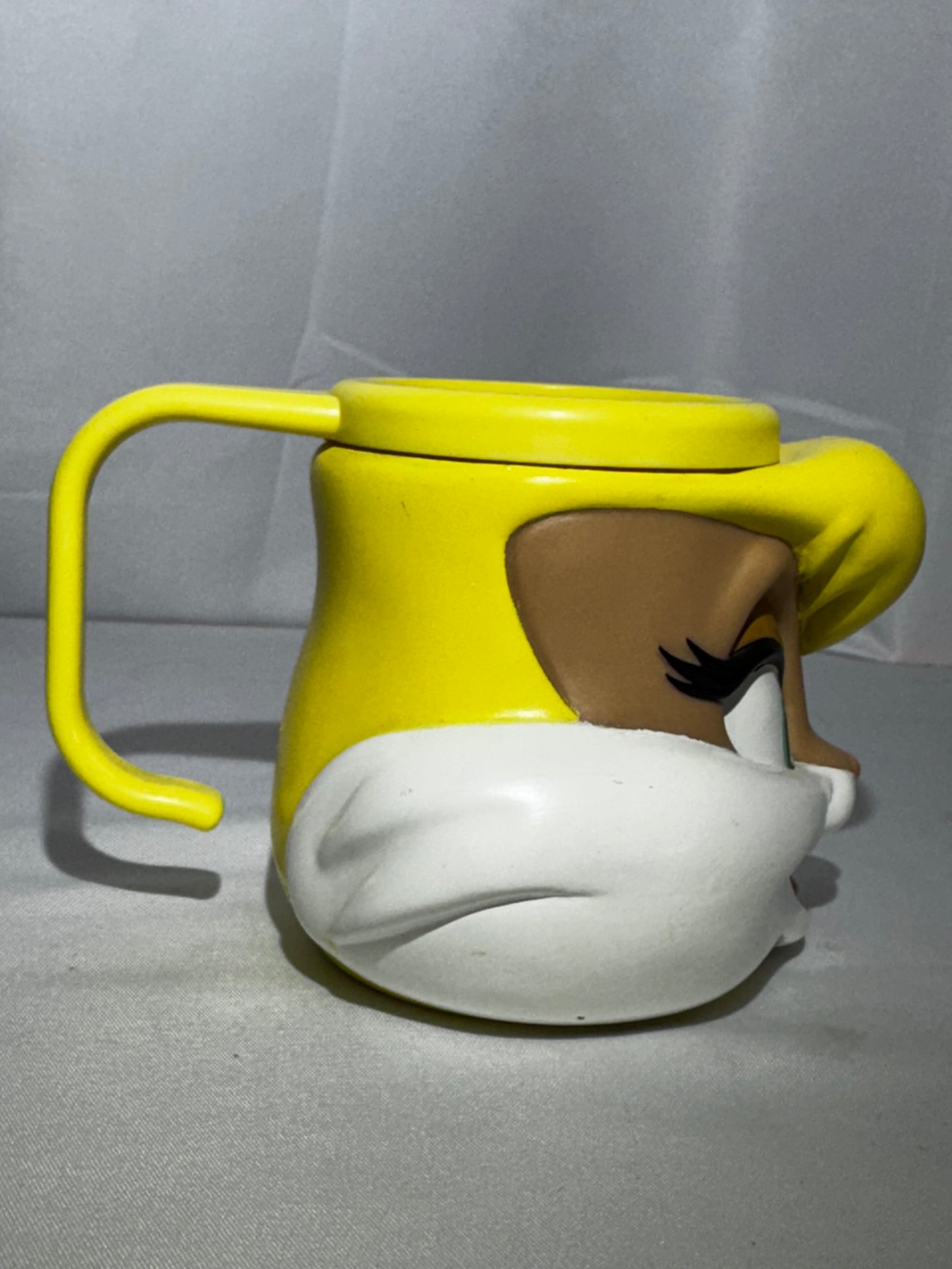 Vintage 1990s Warner Bros Looney Tunes Lola Bunny Plastic Head Mug Cup
