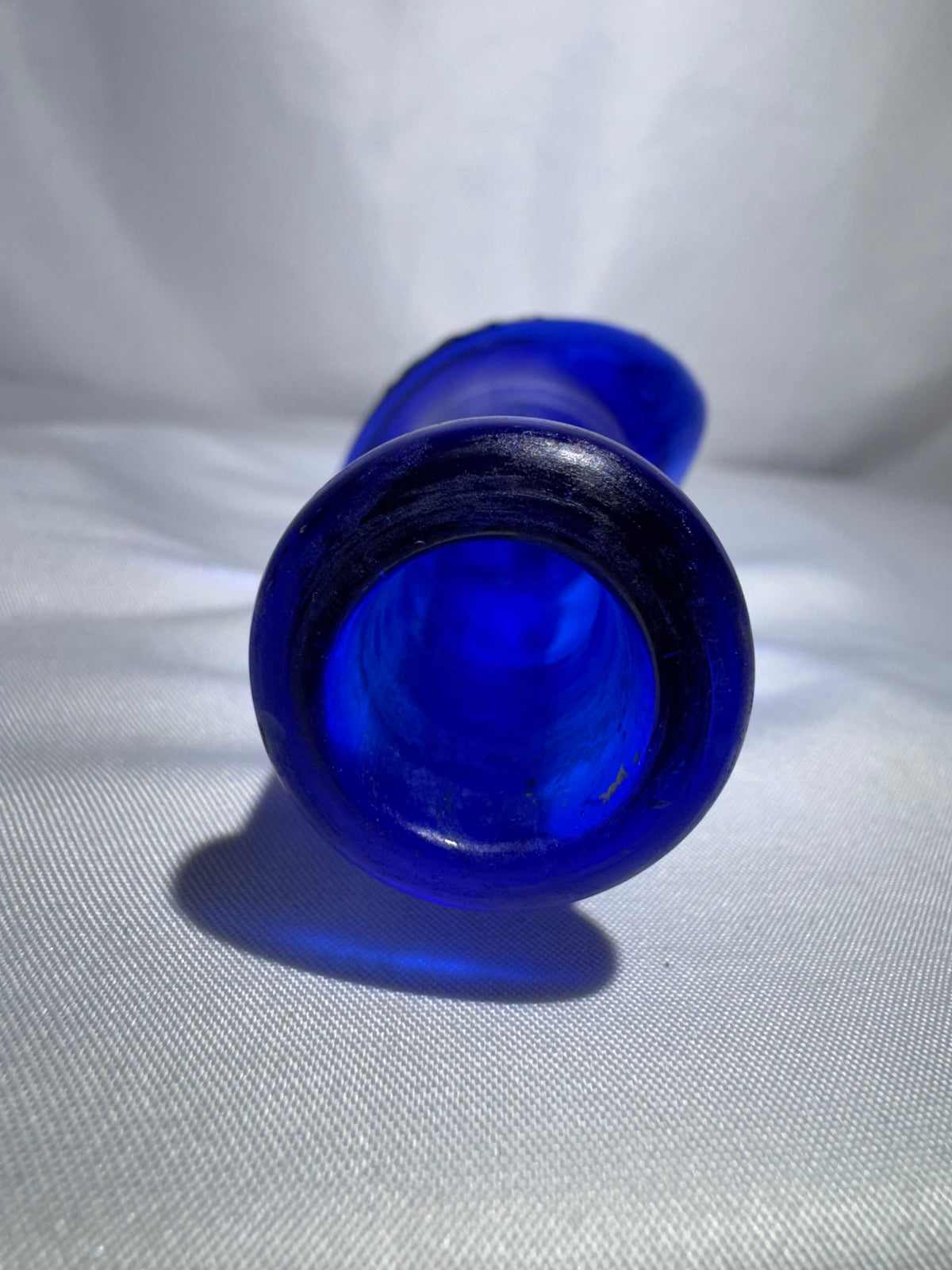 Antique A.J. White Laxol Cobalt Blue Glass Medicine Bottle – New York – 1894 Patent