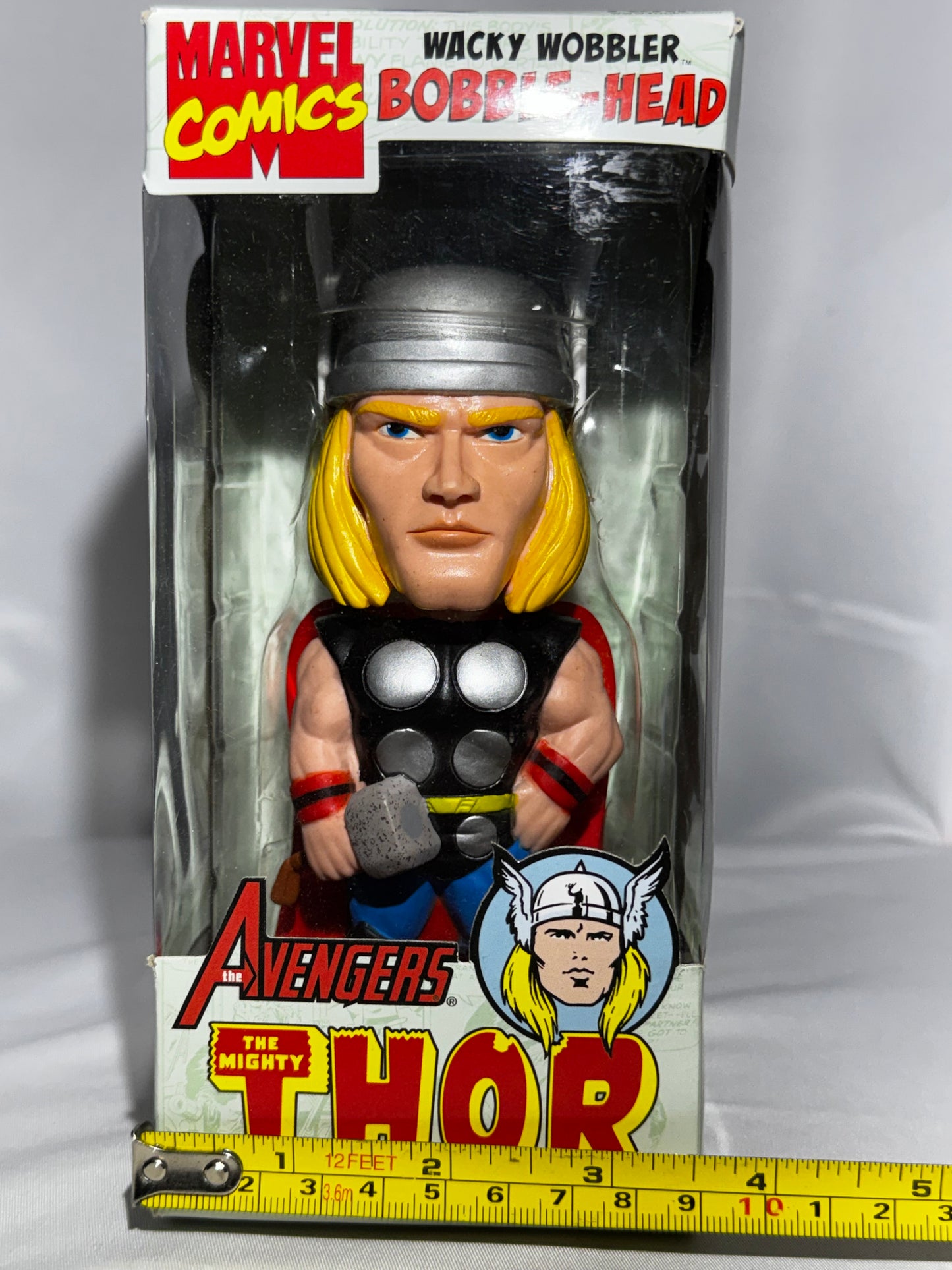Funko Wacky Wobbler The Mighty Thor Bobblehead Marvel Avengers 2008 w/ Box