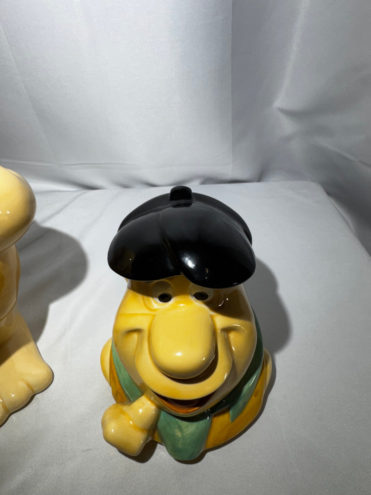 Vintage 1989 Vandor Fred Flintstone Ceramic Cookie Jar Hand Painted Korea