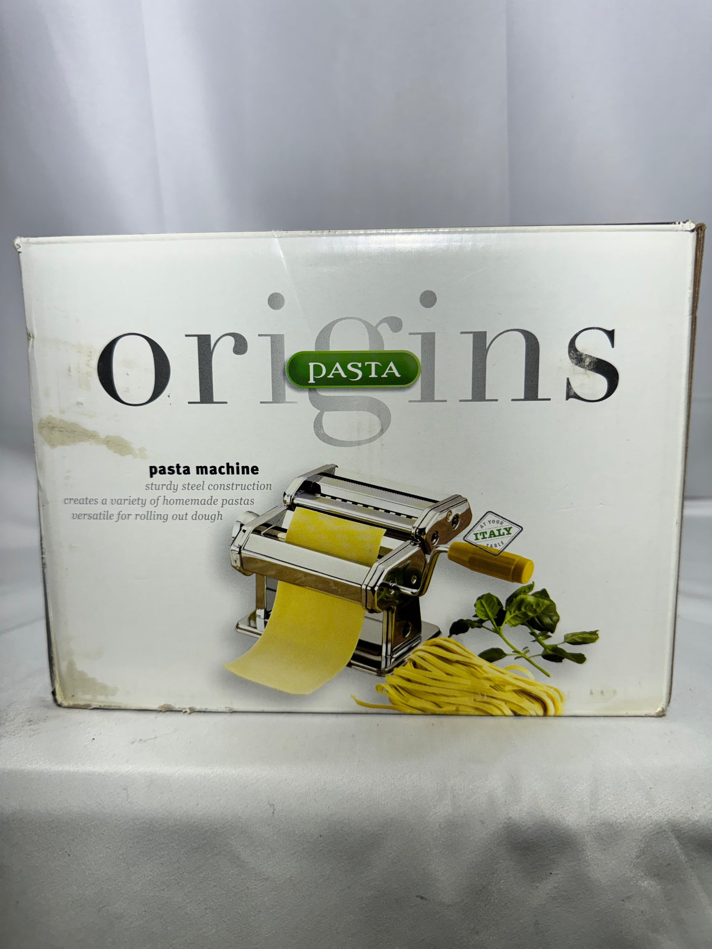 Italian Origins Stainless Steel Pasta Machine – Previously Owned
