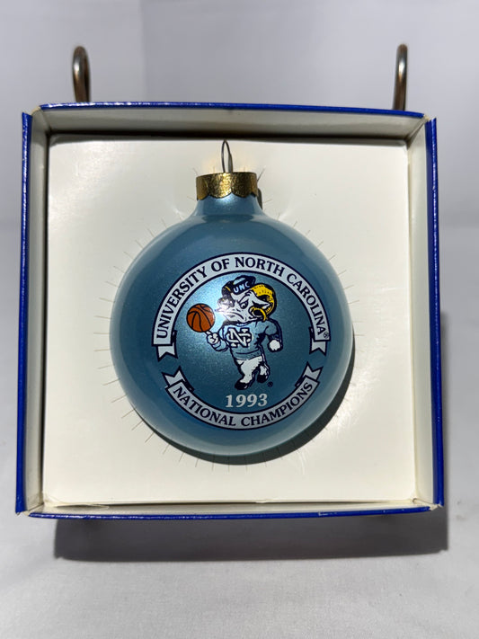 Vintage 1993 University of North Carolina National Champions Ornament – Sports Collector Series