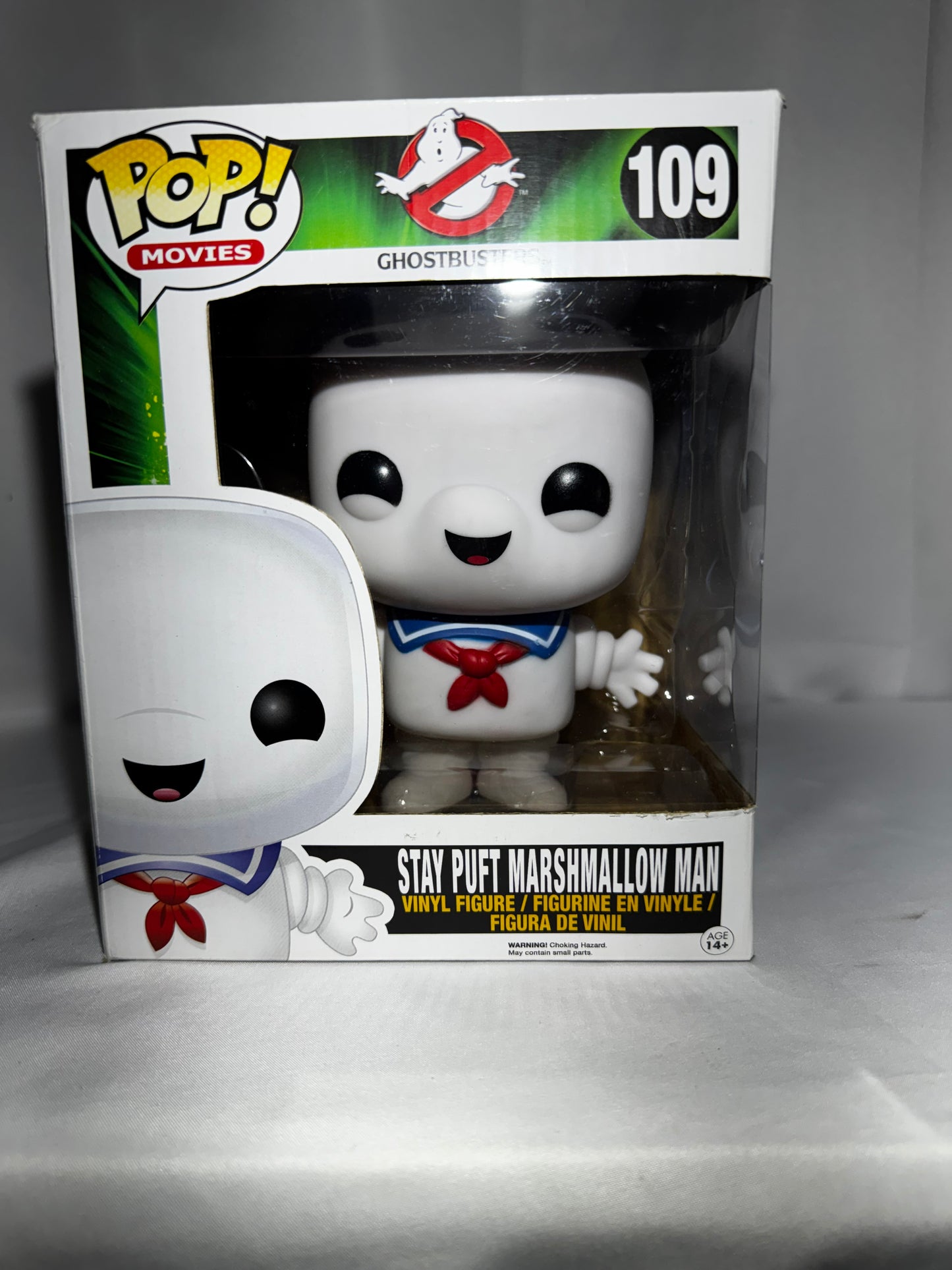Funko POP! Movies Ghostbusters Stay Puft Marshmallow Man #109 6” Vinyl Figure Vaulted