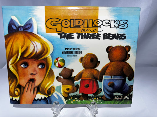 Vintage 1972–1974 Goldilocks and the Three Bears Vojtěch Kubašta Pop-Up Book Artia Prague “All Action Treasure Hour” Series