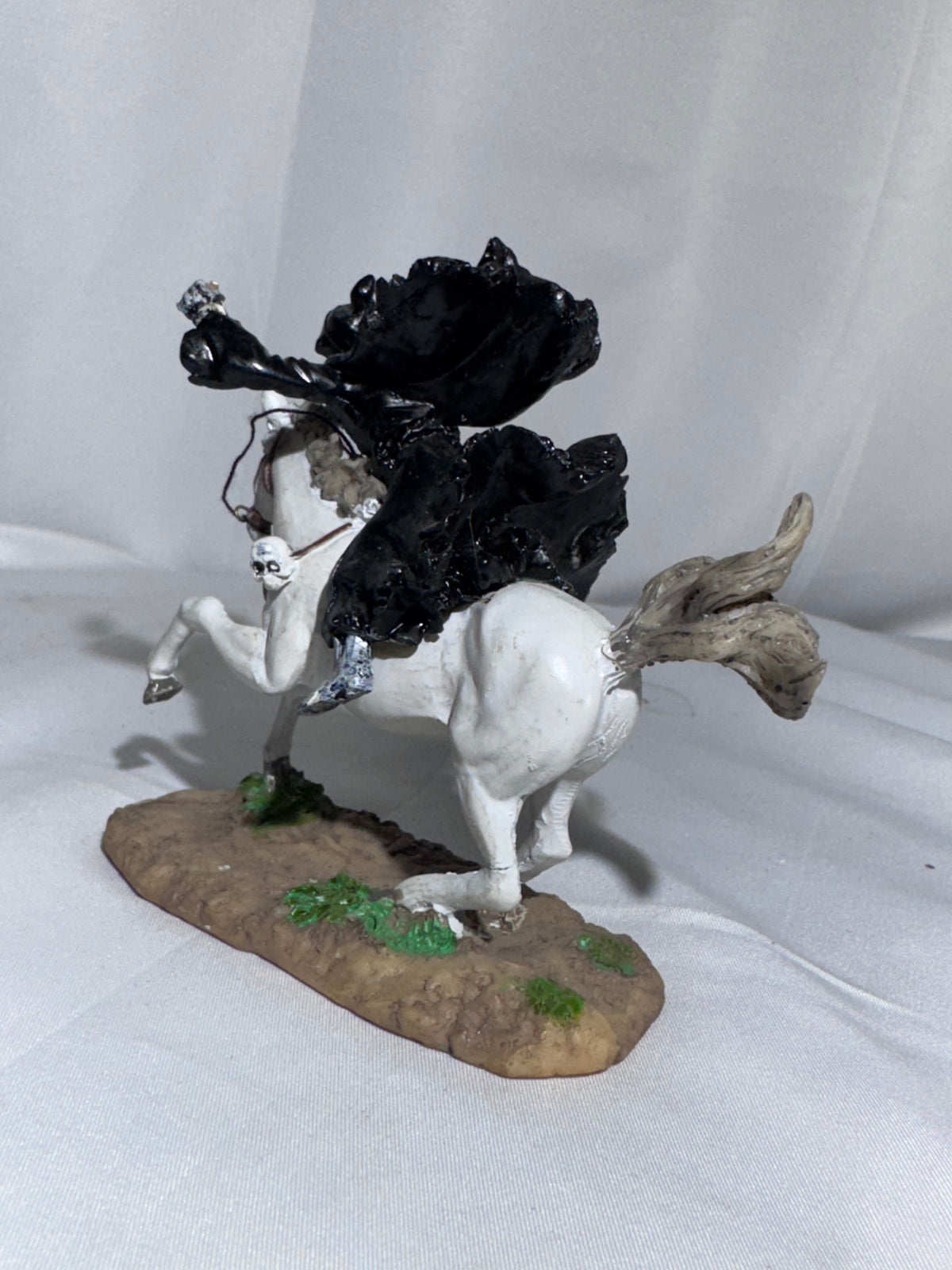 LEMAX Spooky Town Death on a Pale Horse #72379 – Retired Halloween Figurine – 2014