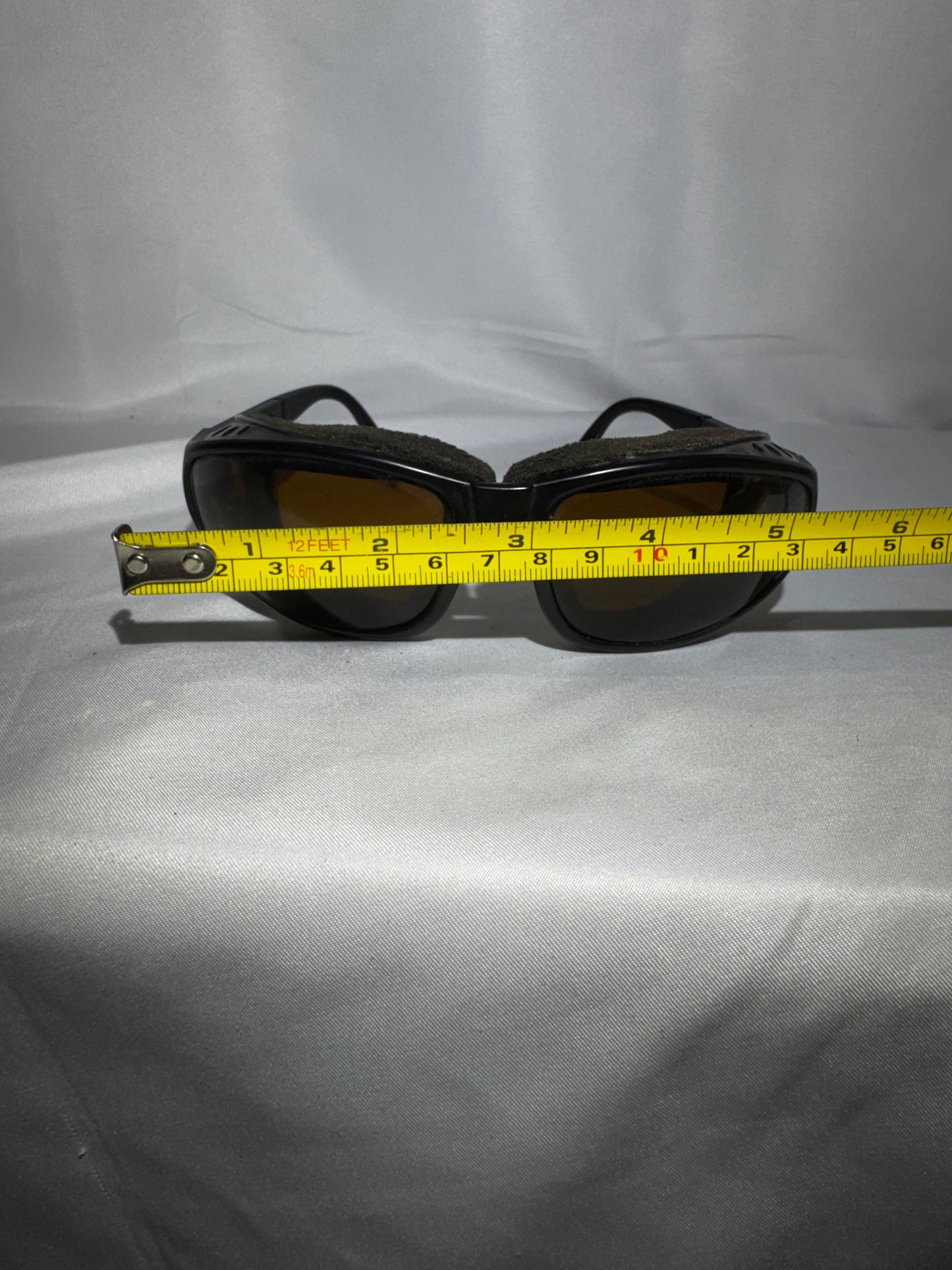Vintage 7eye by Panoptx Motorcycle Dry Eye Sunglasses AirShield w/ Case & Extra Earpieces