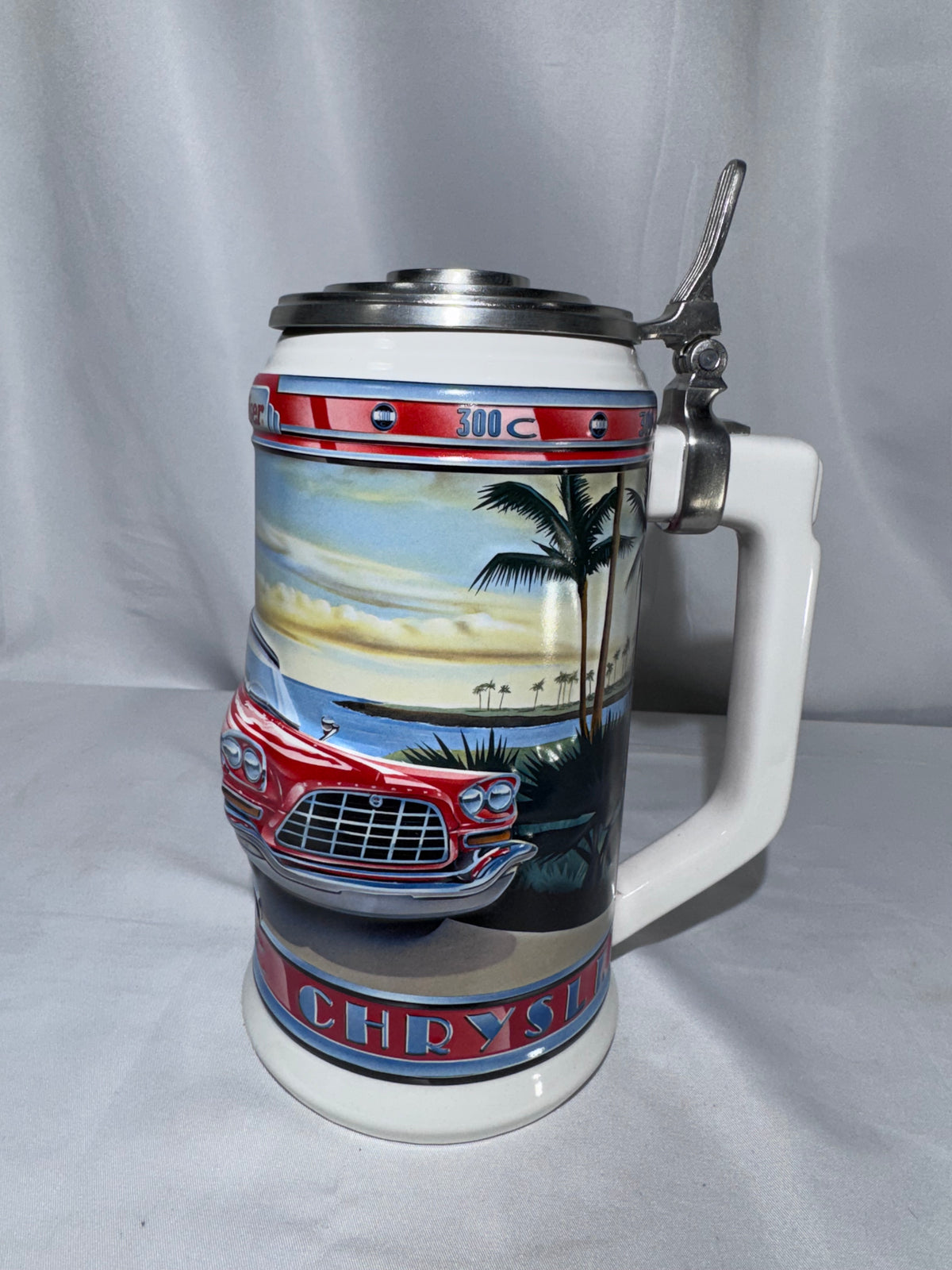 Budweiser 1957 Chrysler 300C Convertible Beer Stein – Classic Car Series – 2003 – Box & COA