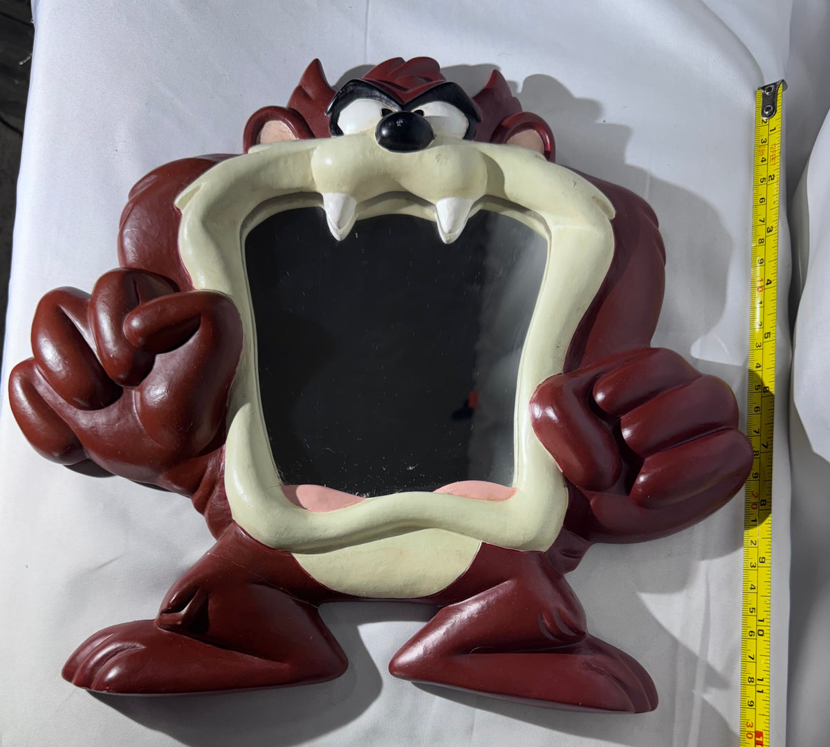 Vintage Looney Tunes Tasmanian Devil Taz Molded Wall Mirror – Taz Collectible