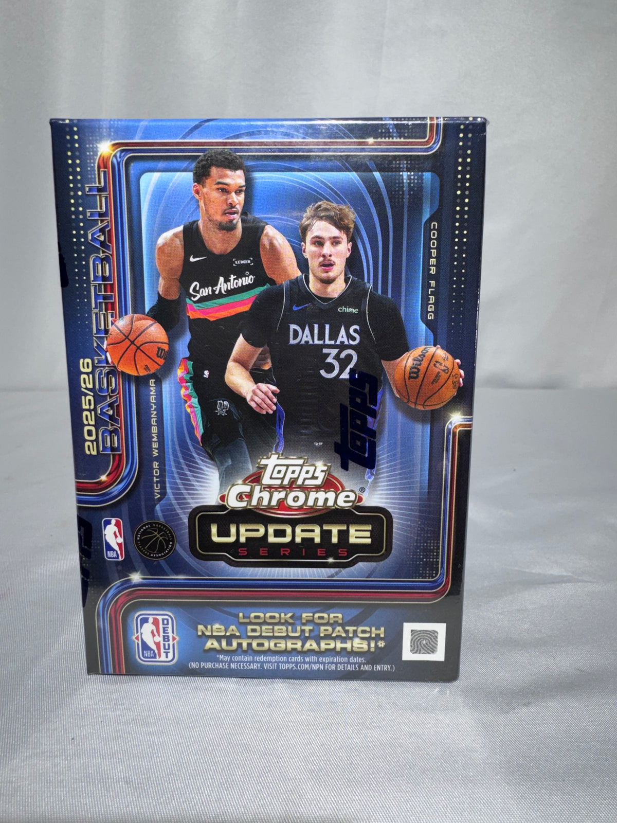 2025-26 Topps Chrome Update Series Basketball Blaster Box 28 total cards– Factory Sealed