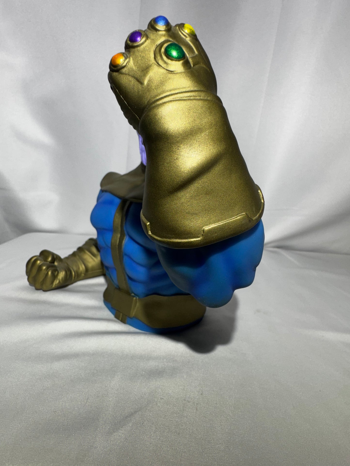 Marvel Thanos Infinity Gauntlet PVC Bust Coin Bank Monogram Direct #67952