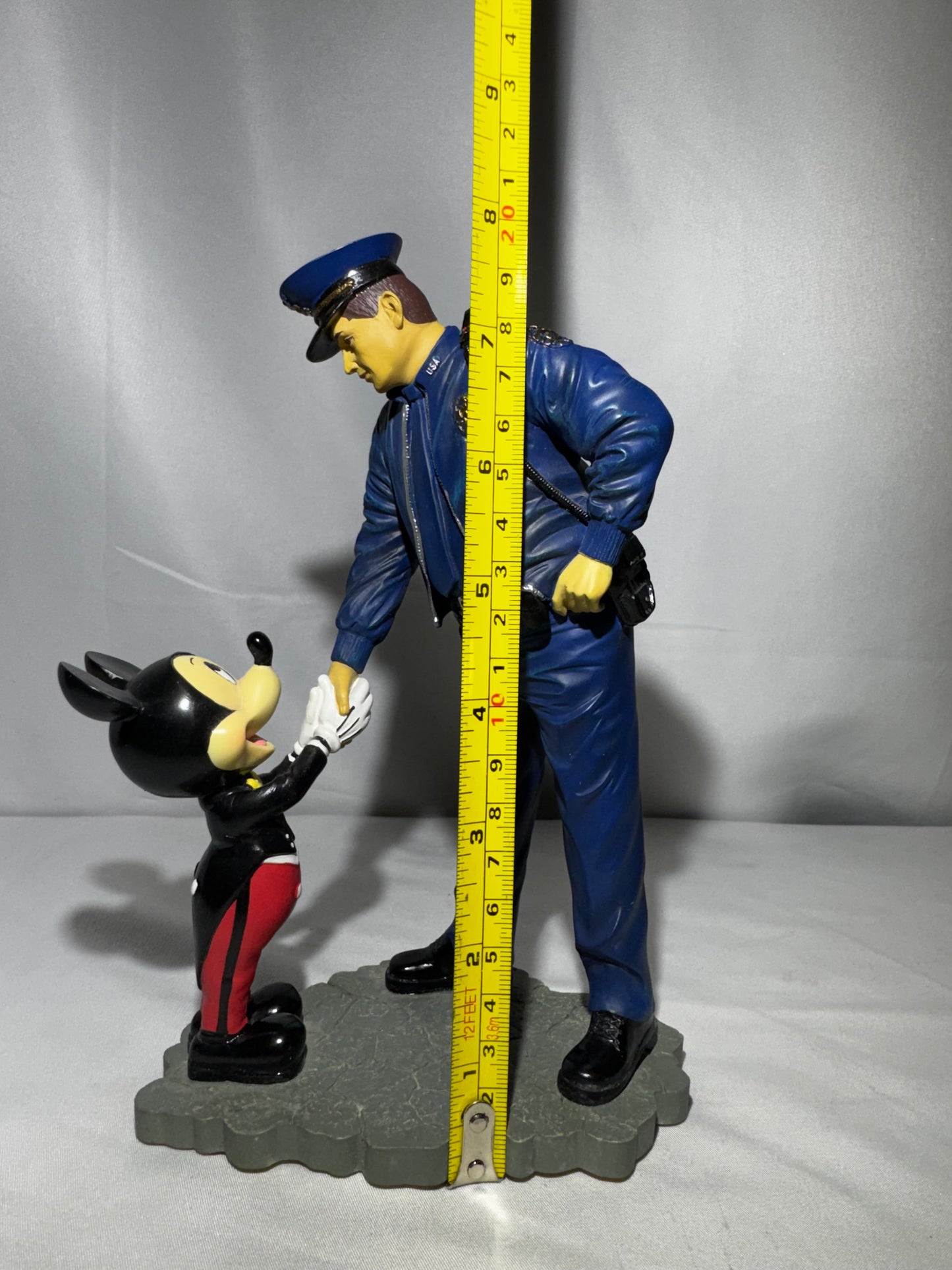 Disney Tribute to Law Enforcement Mickey Mouse Resin Figurine – William Silvers – 8”