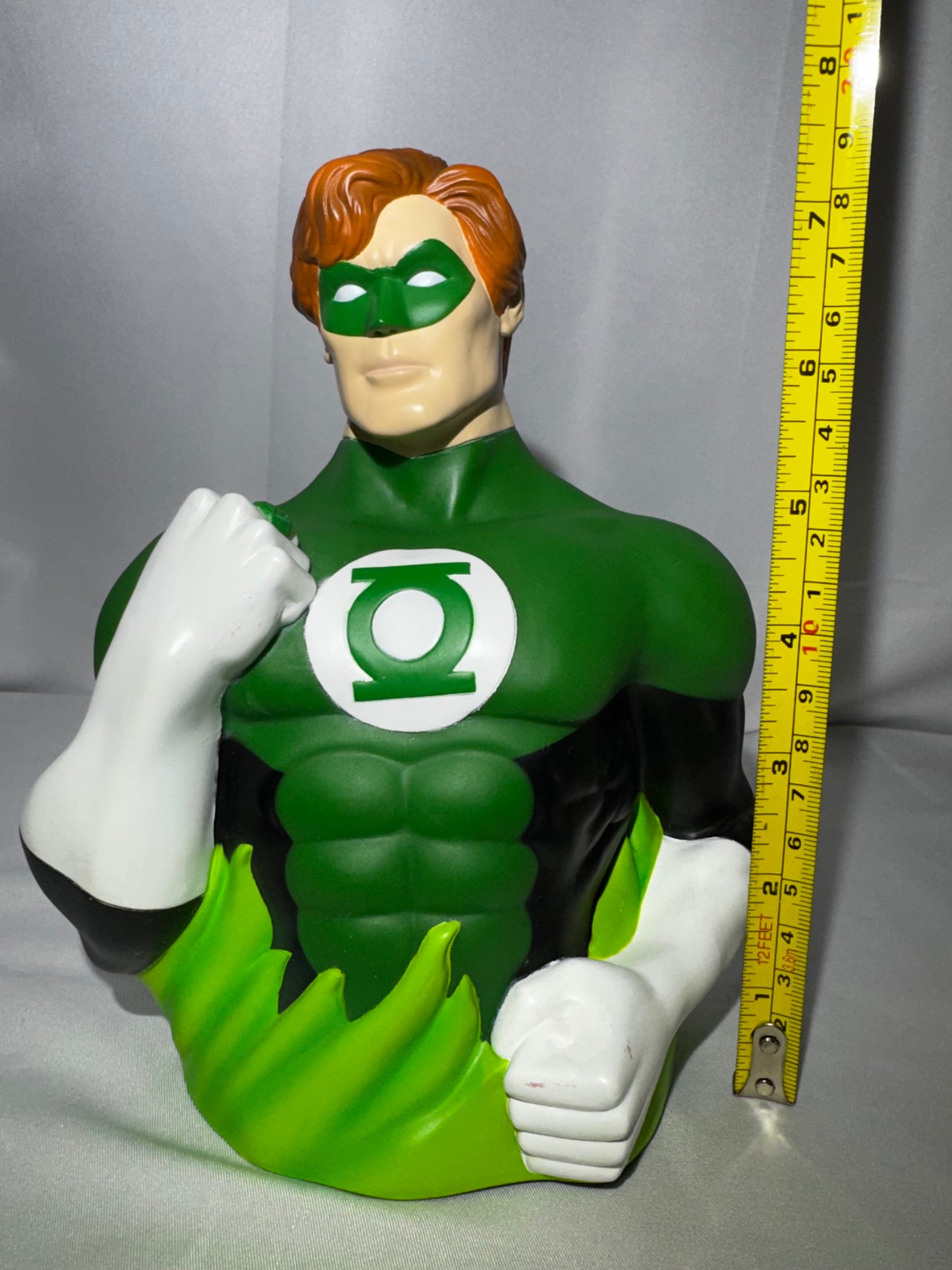DC Comics Green Lantern Bust Bank PVC Coin Bank w/ Original Stopper
