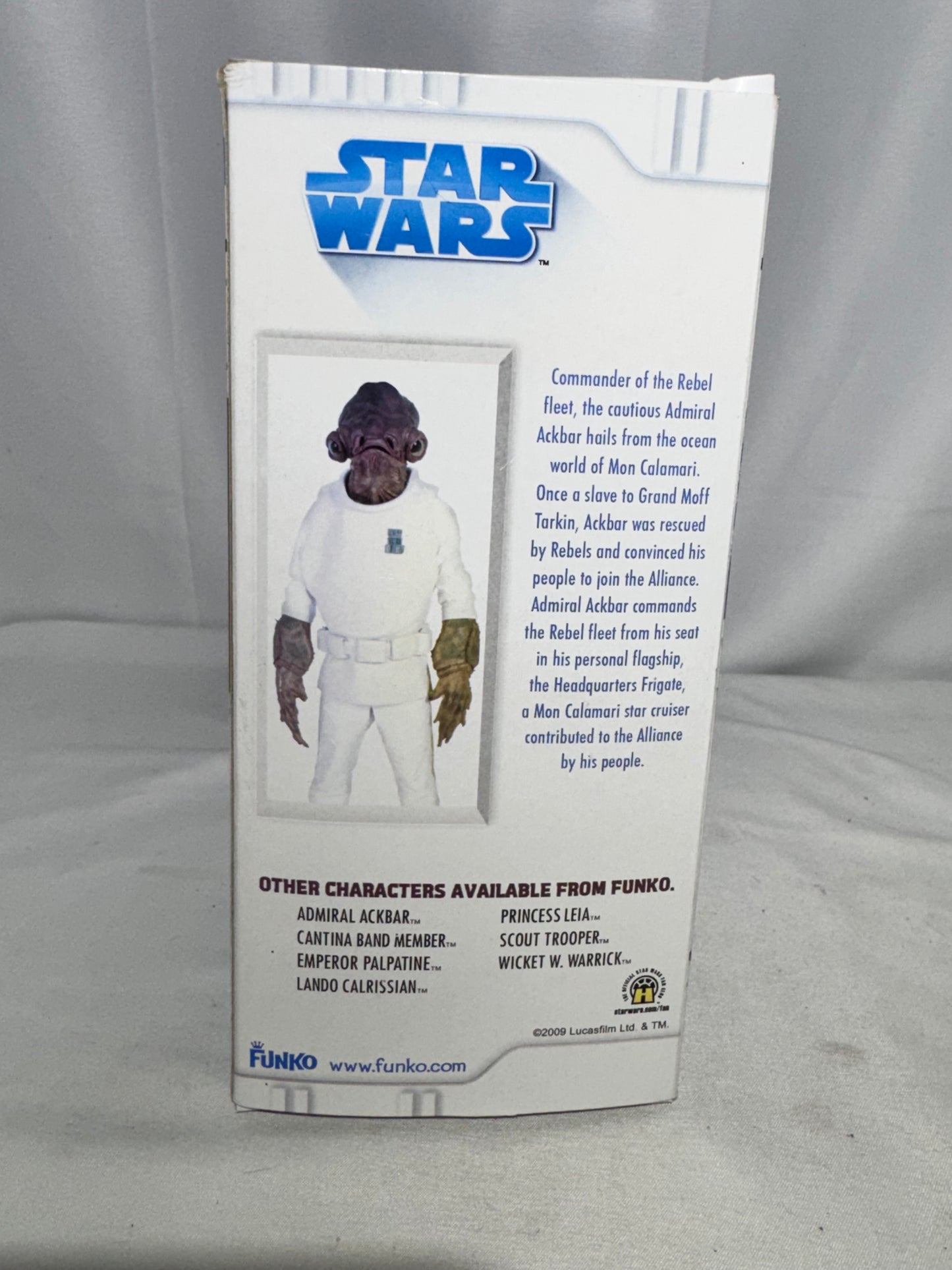 Funko Wacky Wobbler Admiral Ackbar Bobble-Head – Star Wars