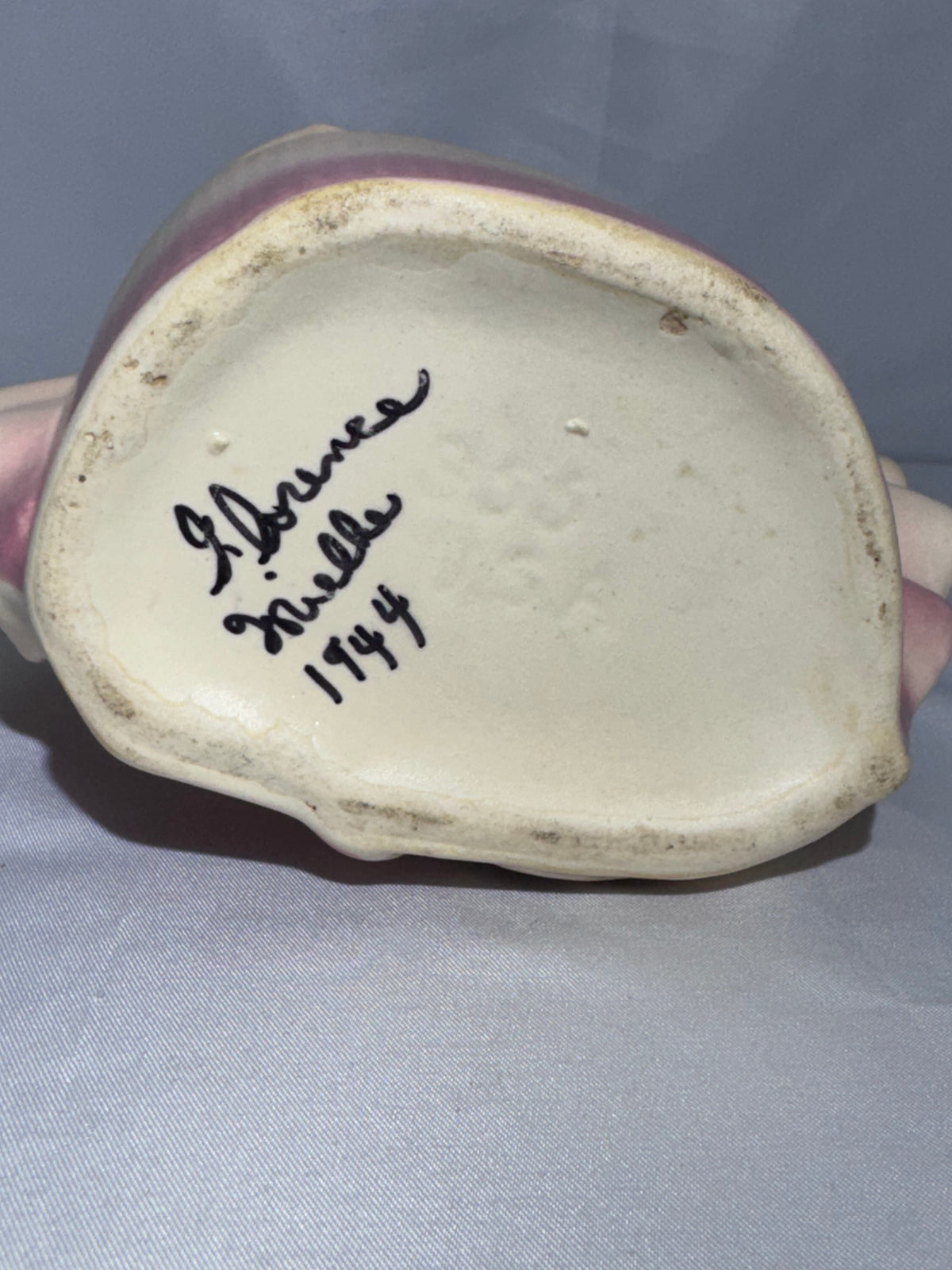 Vintage Hull Pottery Dancing Lady Planter #955 – 1940s Art Deco Figural Vase – Hairline Crack