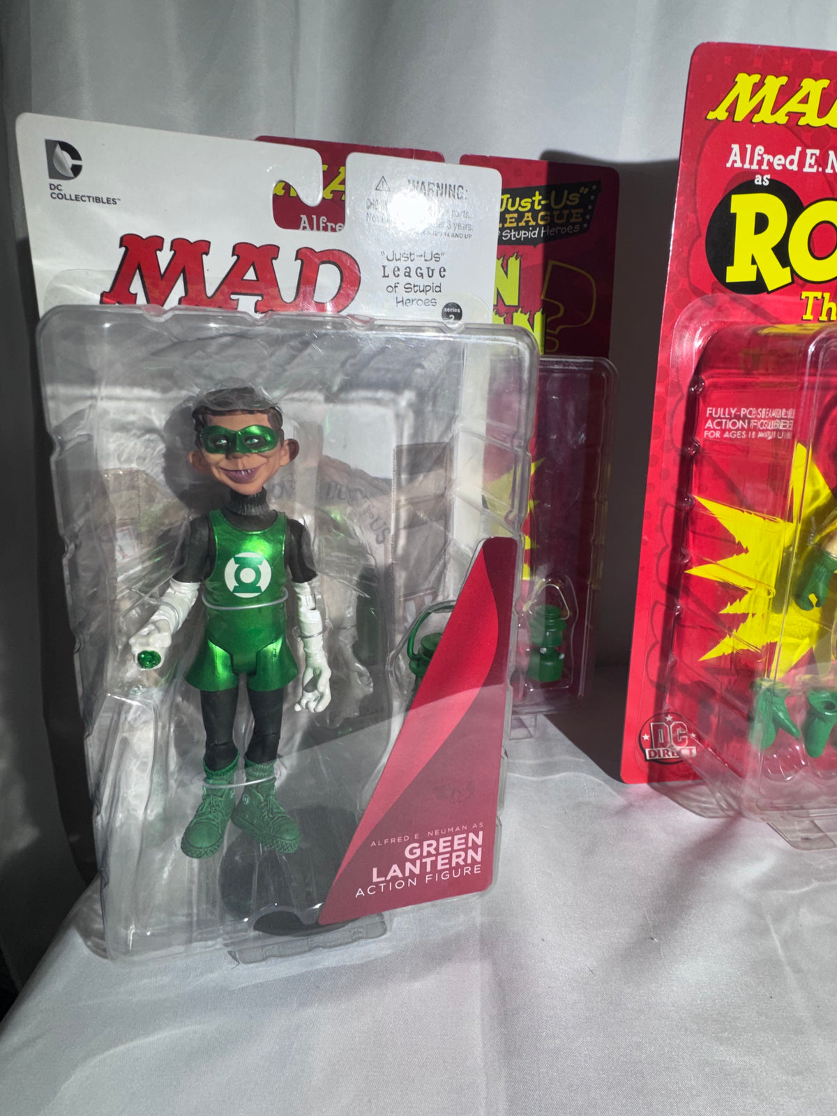DC Direct MAD “Just-Us” League of Stupid Heroes – Alfred E. Neuman Action Figure Set – 5 Figures