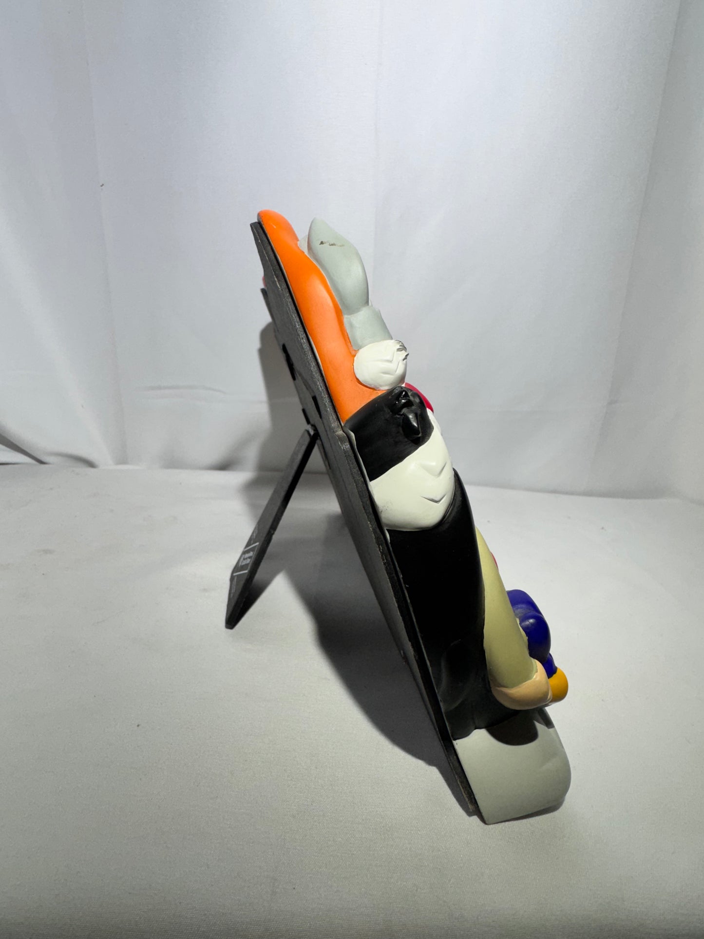 Vintage 1990s Warner Bros Looney Tunes Character Picture Frame 4x6 Bugs Bunny Taz Tweety