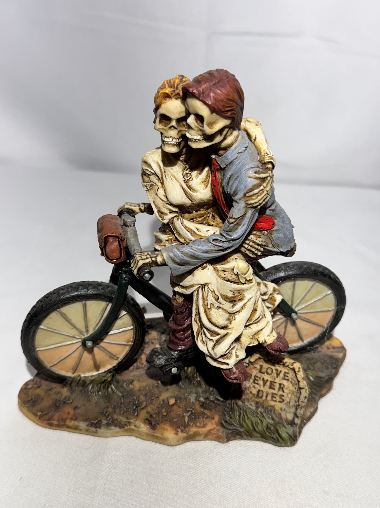 “Hitch a Ride” Skeleton Wedding Figurine – Love Never Dies - Summit Collection